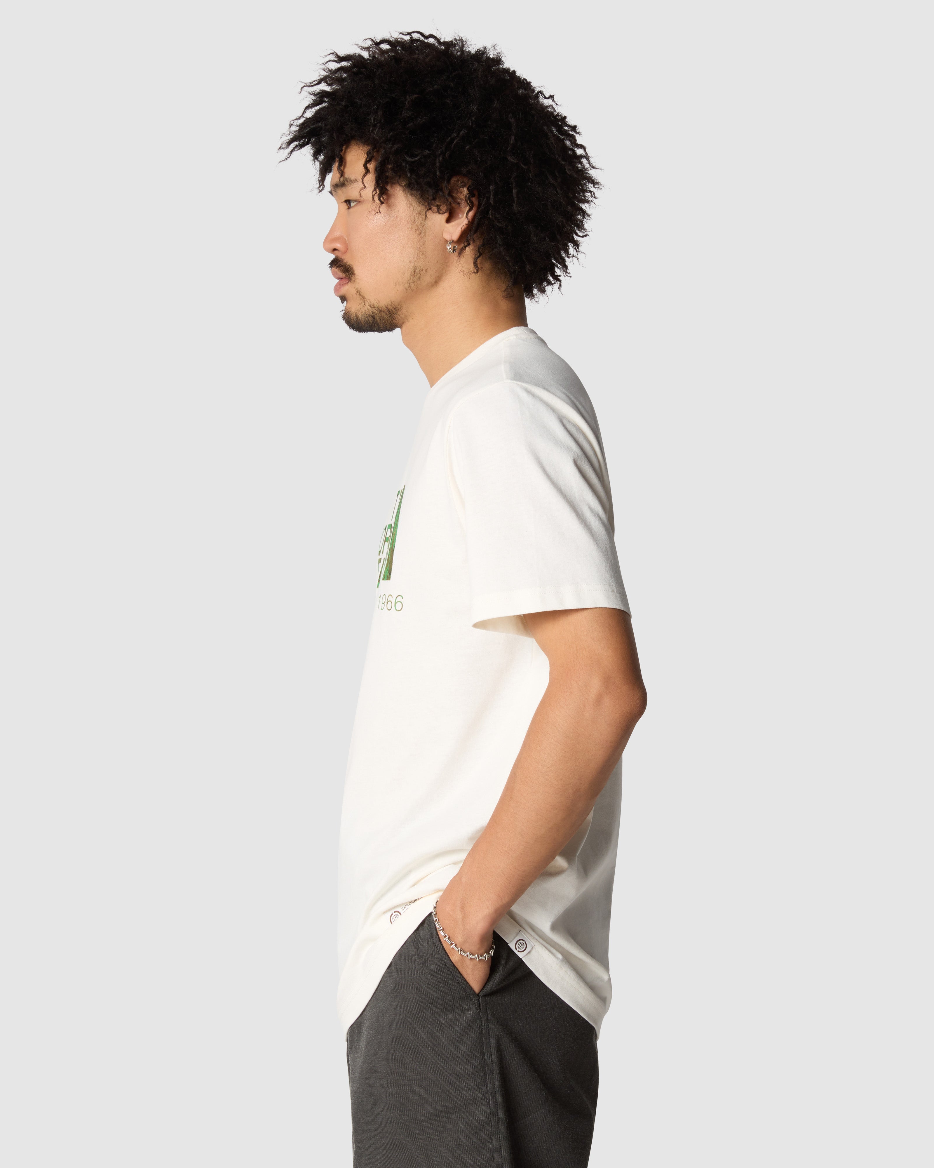 T-Shirt The North Face M Berkeley California Homem Branca