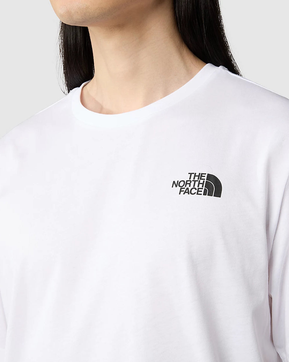 T-Shirt The North Face Red Box Homem Branca/Vermelho