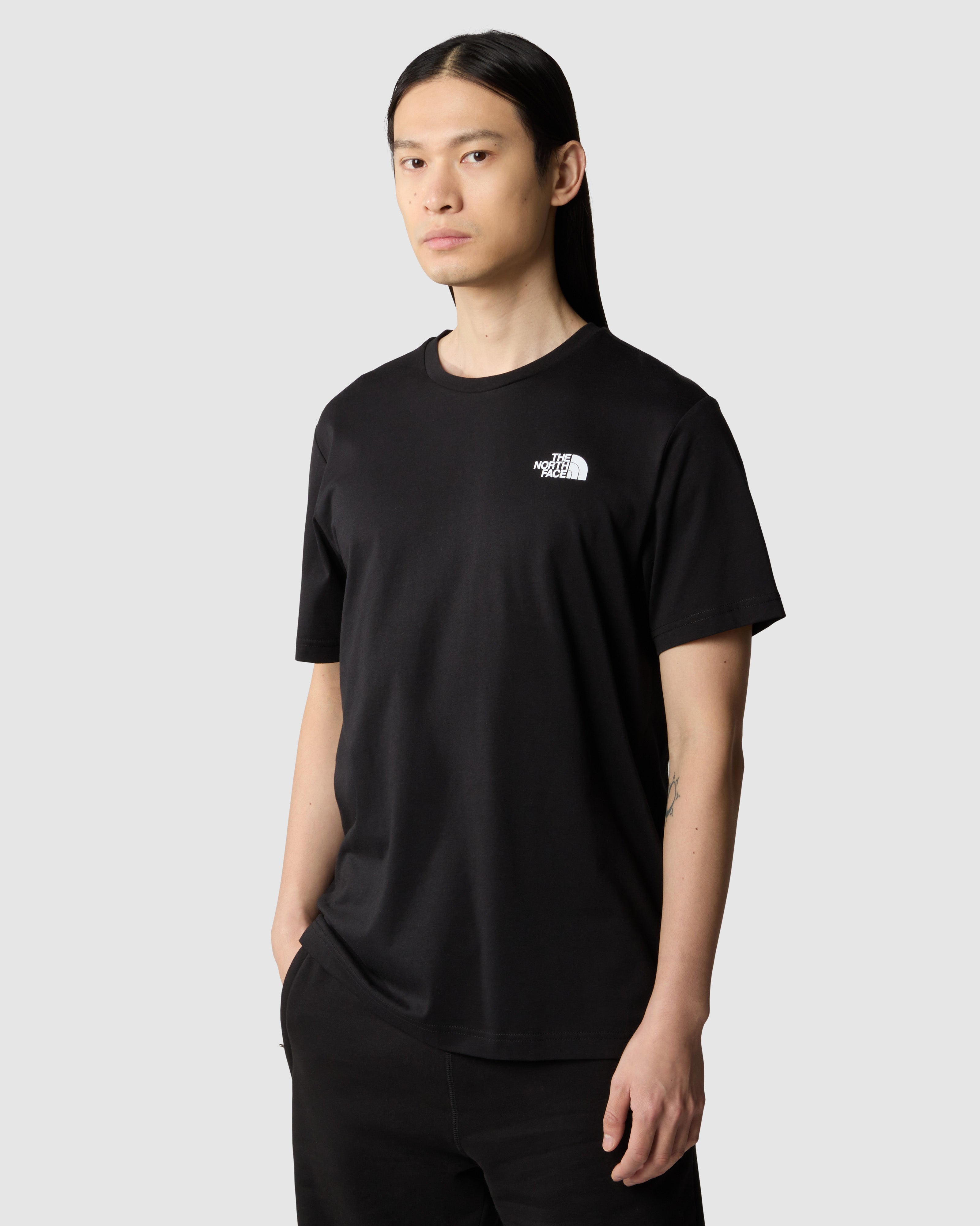 T-Shirt The North Face Red Box Homem Preta/Vermelha