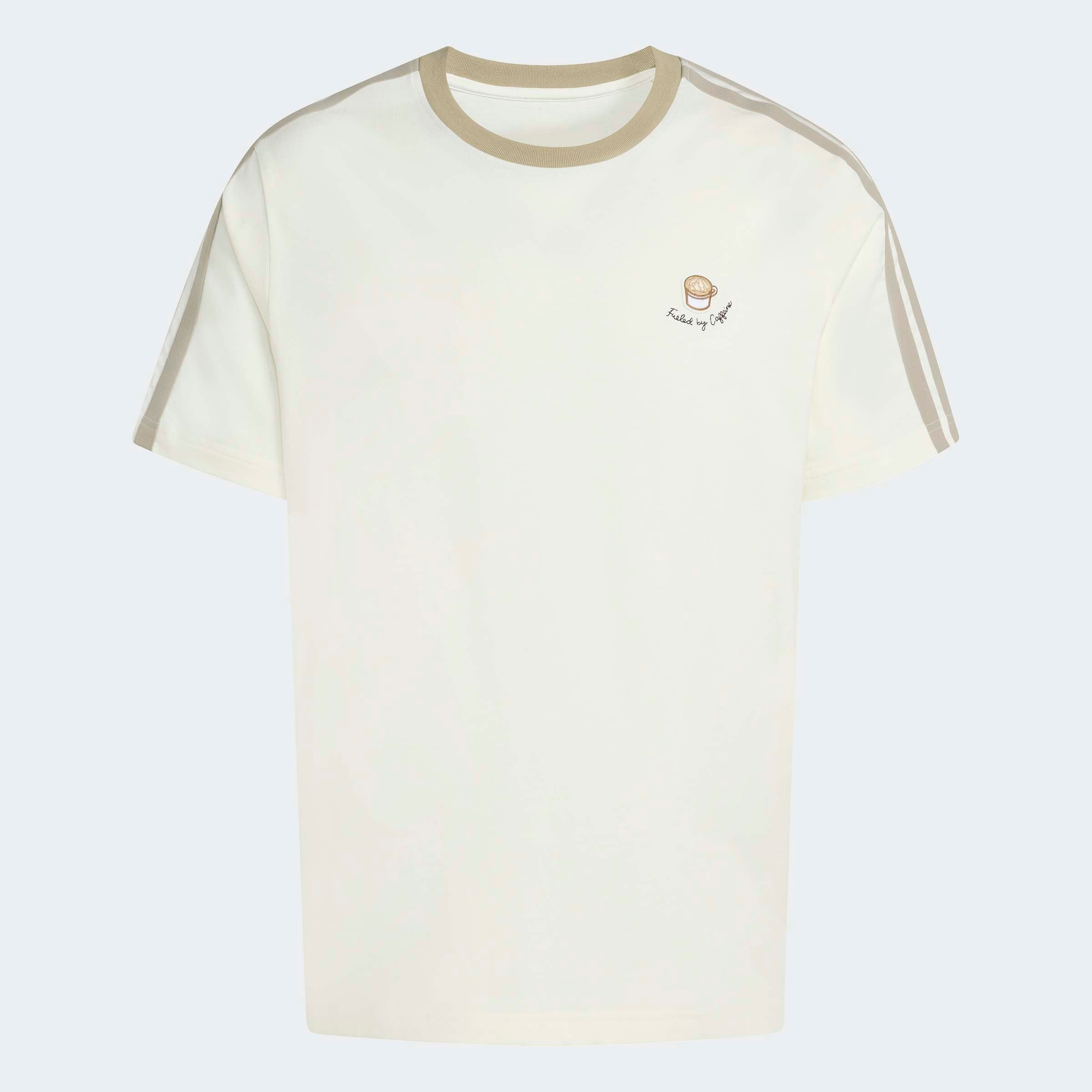 T-shirt Adidas Homem Lux Coffee Cup Bege