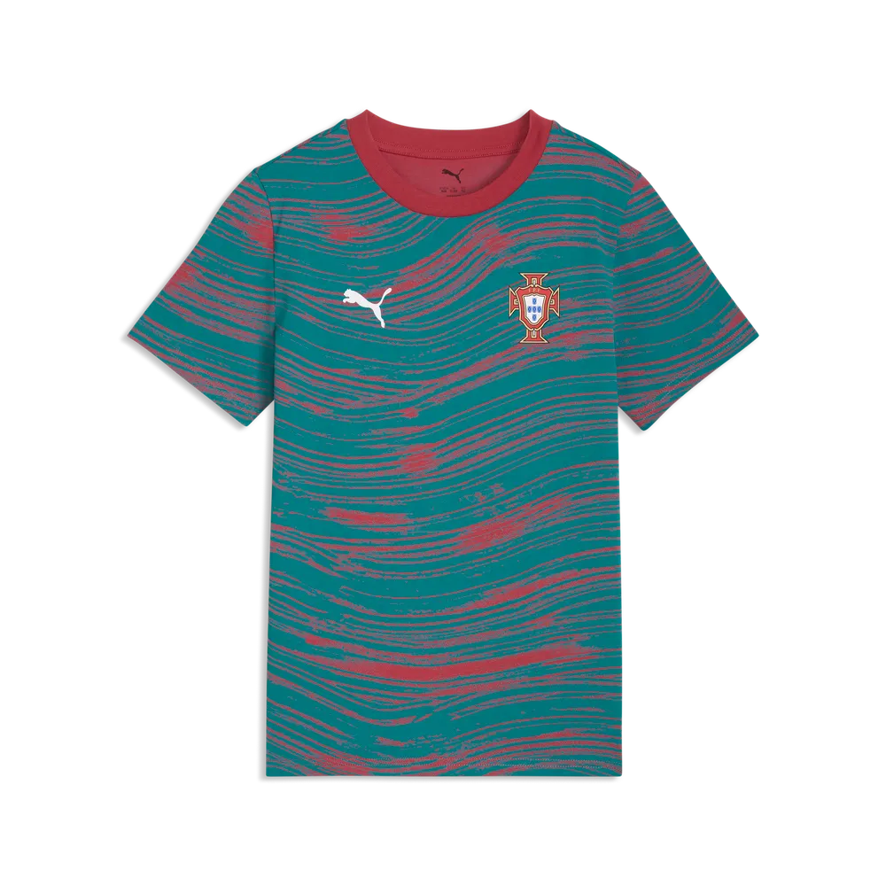 T-shirt Criança Puma Portugal FPF Culture 26 Verde Puma