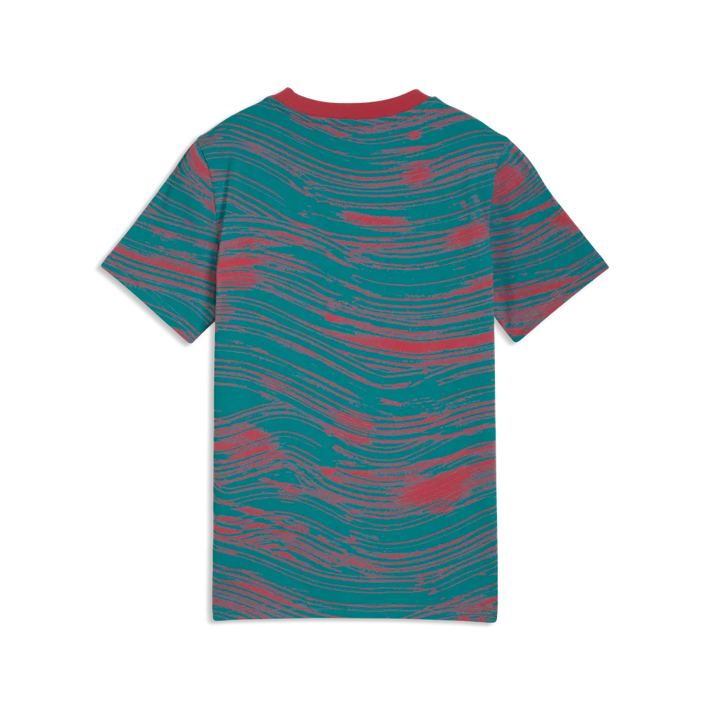 T-shirt Criança Puma Portugal FPF Culture 26 Verde Puma