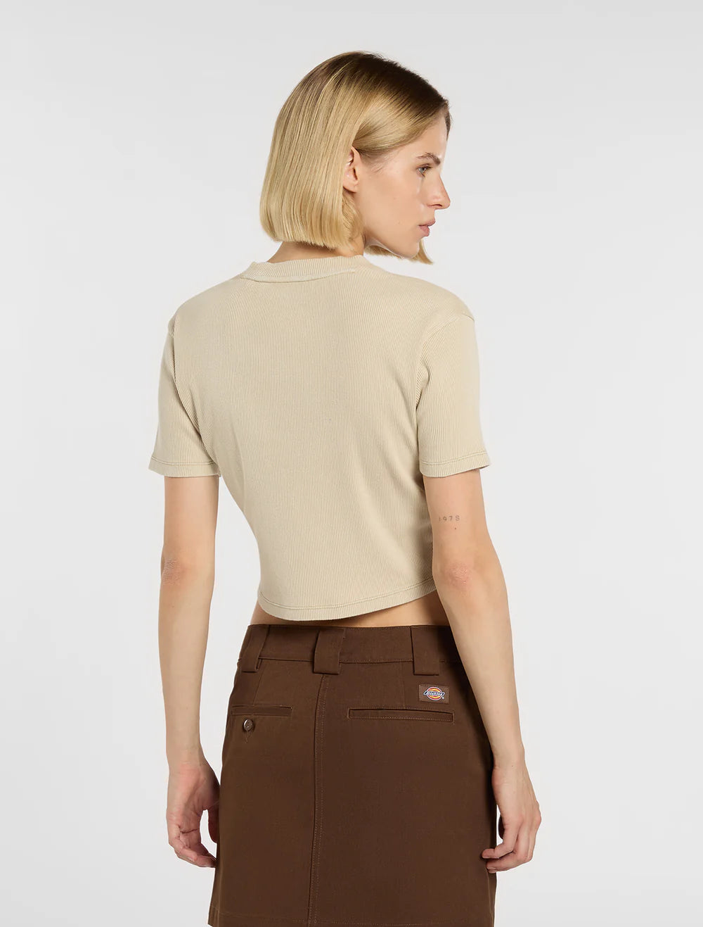 T-shirt Dickies Pentywood Mulher Bege Dickies