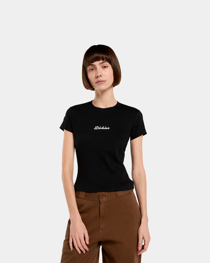 T-shirt Dickies Wellsville Mulher Preto