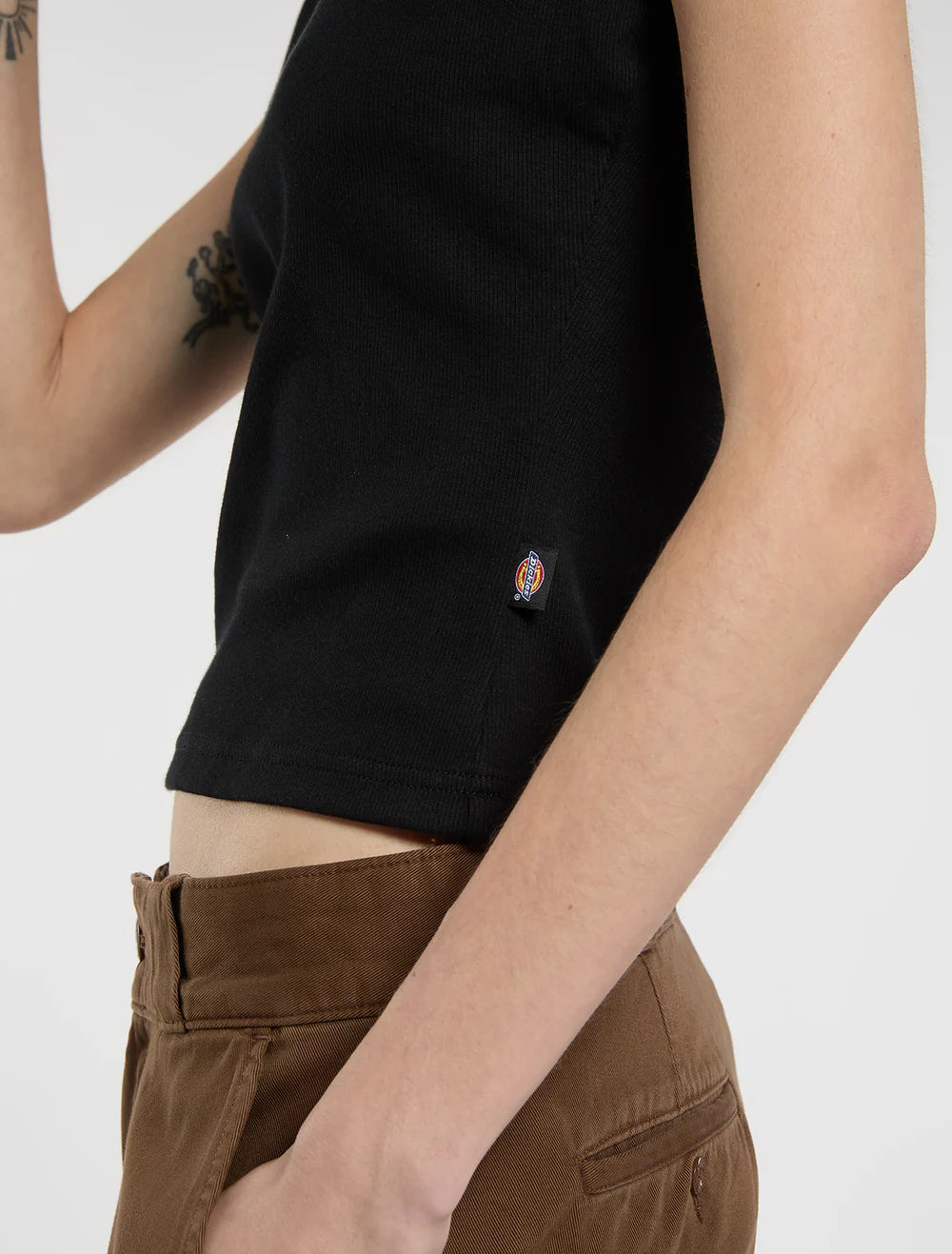 T-shirt Dickies Wellsville Mulher Preto Dickies