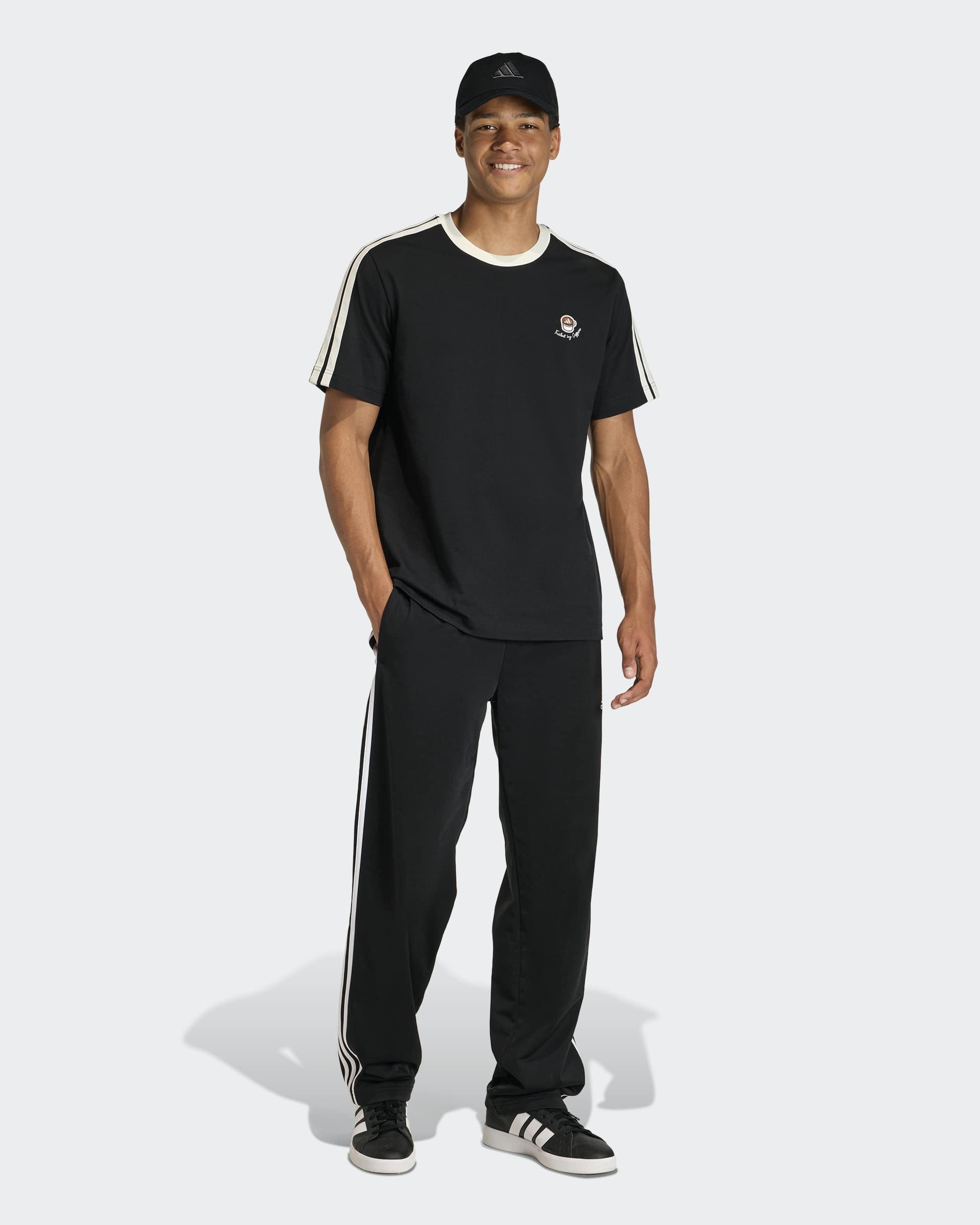 T-shirt Homem Adidas Lux Coffee Cup Preta Adidas