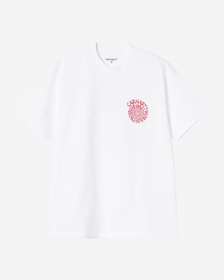 T-shirt Homem Carhartt WIP Spirals Branca Carhartt