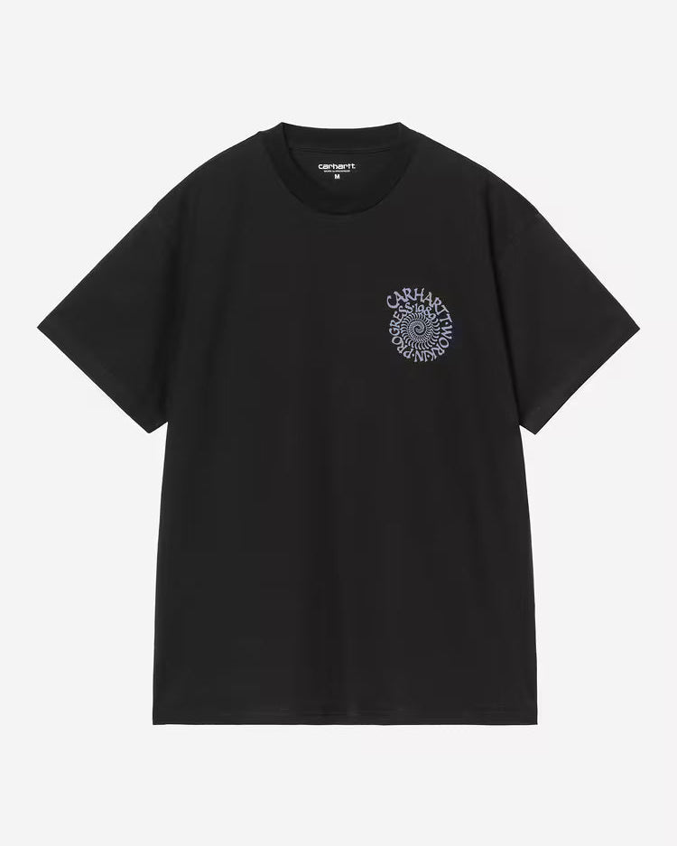 T-shirt Homem Carhartt WIP Spirals Preta Carhartt