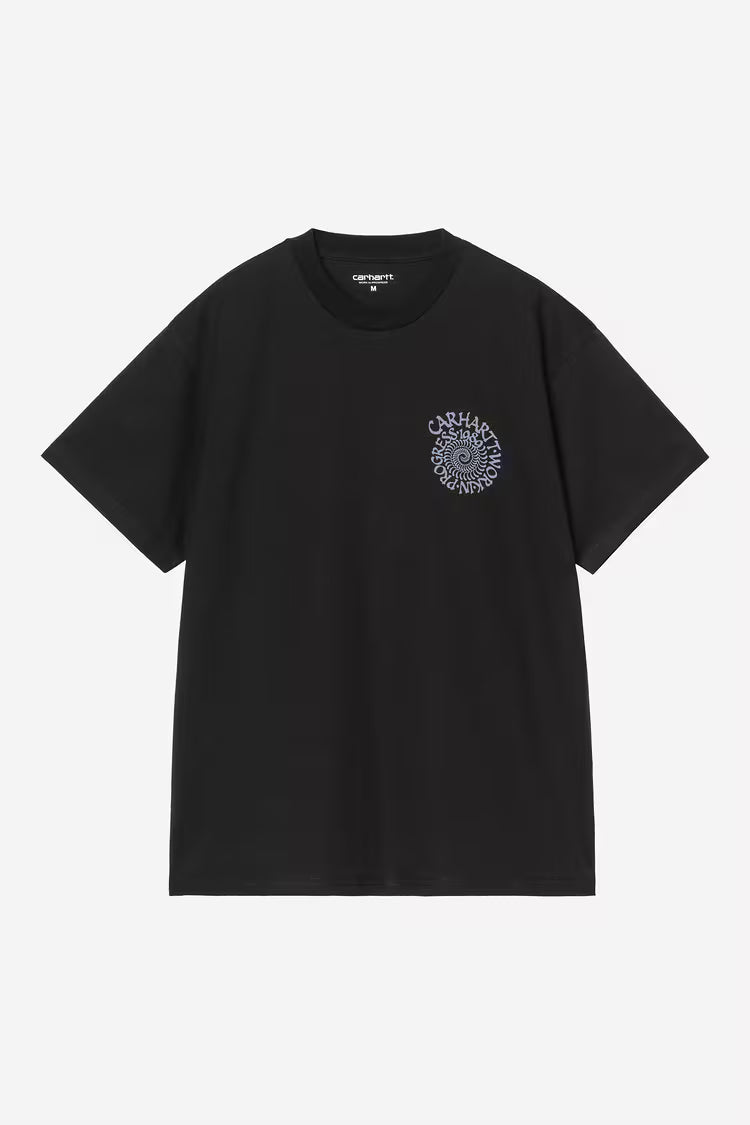 T-shirt Homem Carhartt WIP Spirals Preta Carhartt