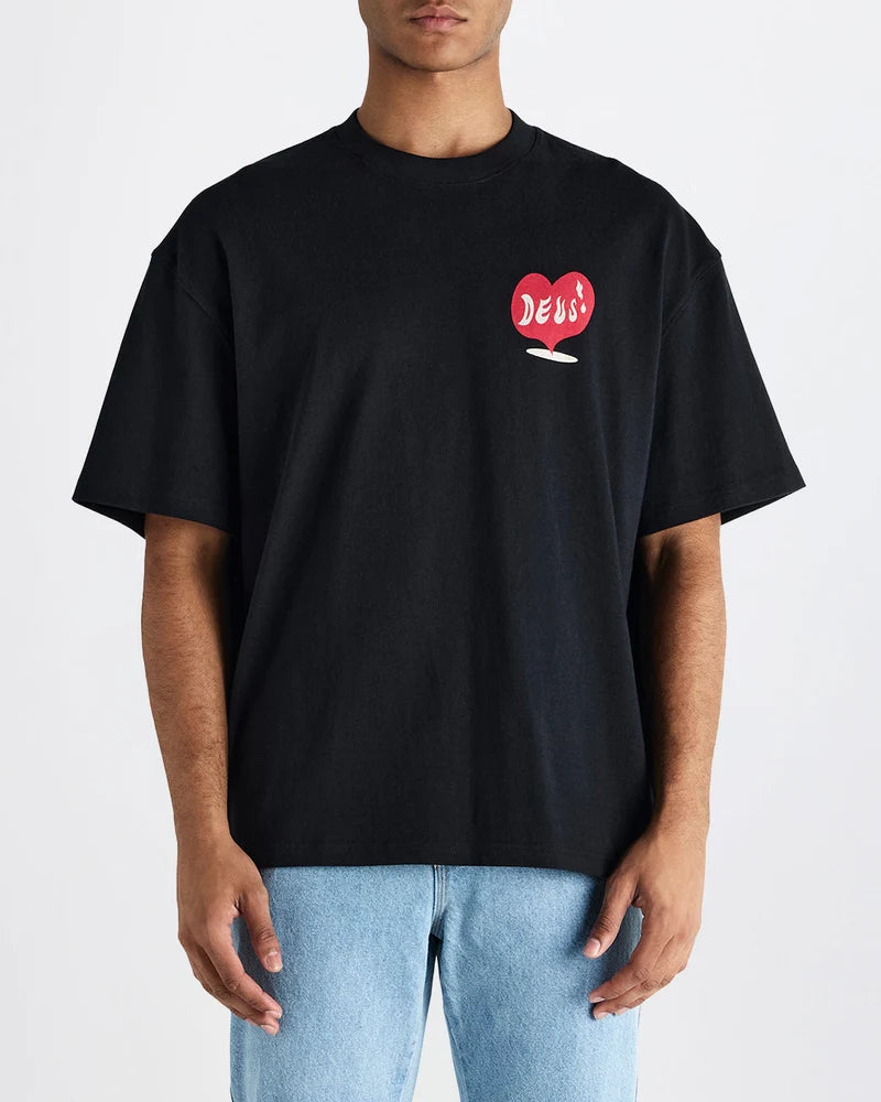 T-shirt Homem Deus Ex Machina Deep Cut Preta Deus Ex Machina
