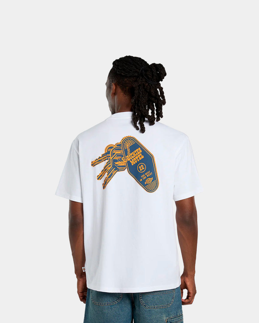 T-shirt Homem Dickies Plain City Branca Dickies