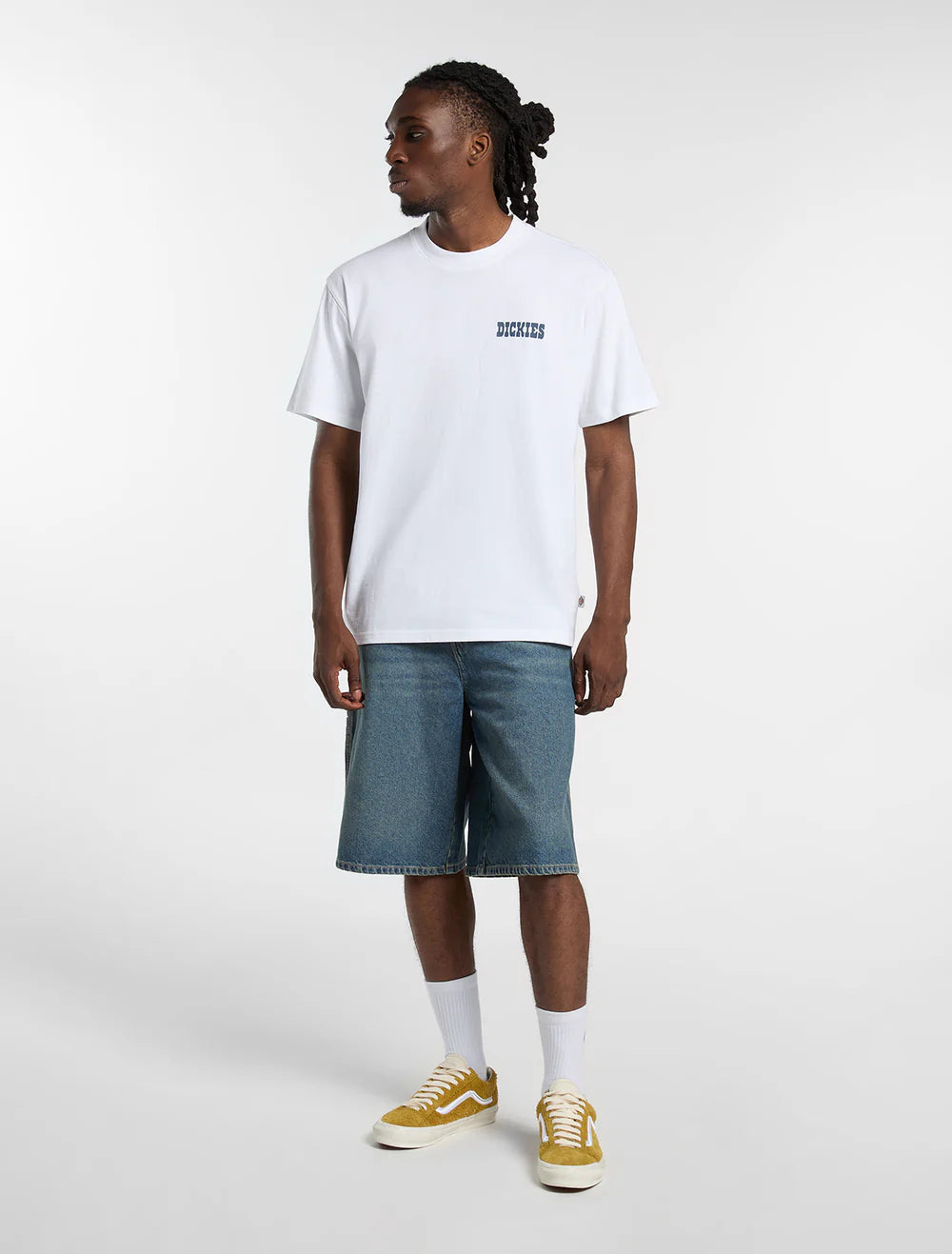 T-shirt Homem Dickies Plain City Branca Dickies