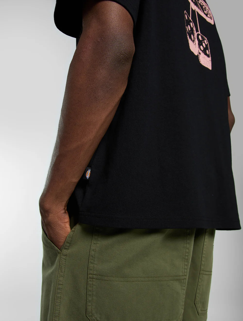 T-shirt Homem Dickies Polk Preta Dickies