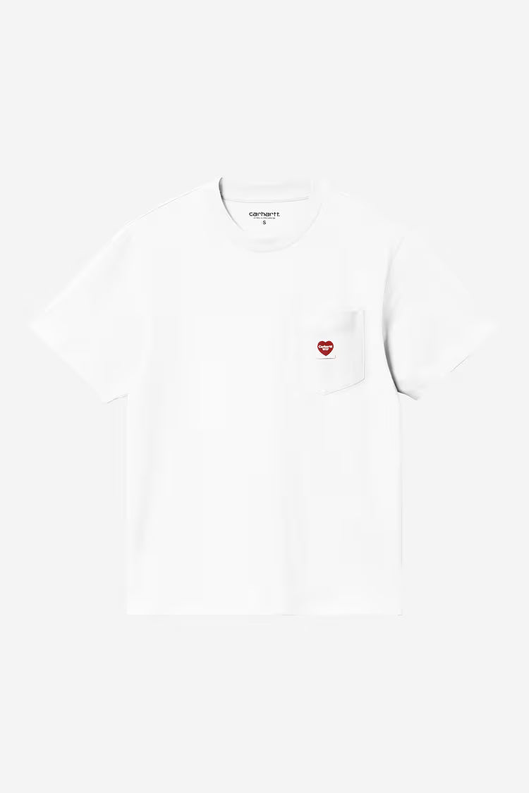 T-shirt Mulher Carhartt WIP Pocket Small Branca Carhartt