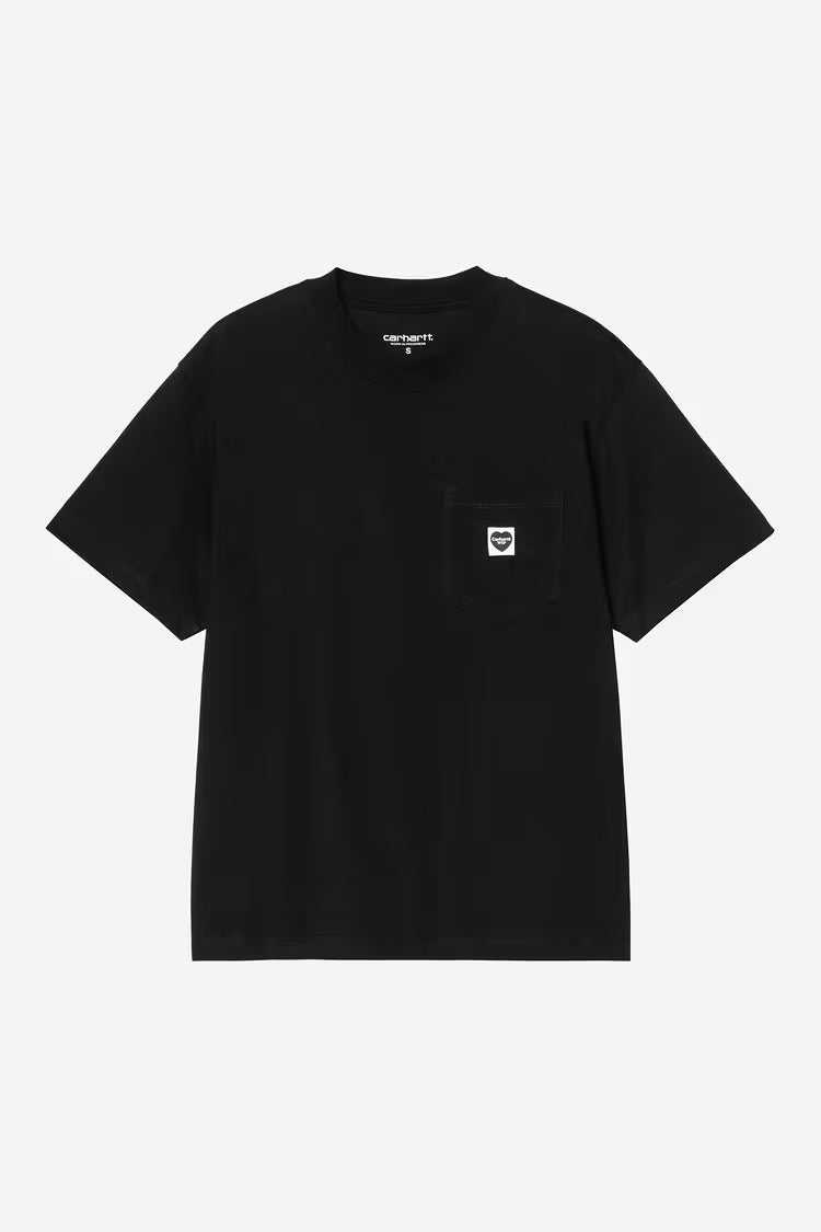 T-shirt Mulher Carhartt WIP Pocket Small Preta Carhartt