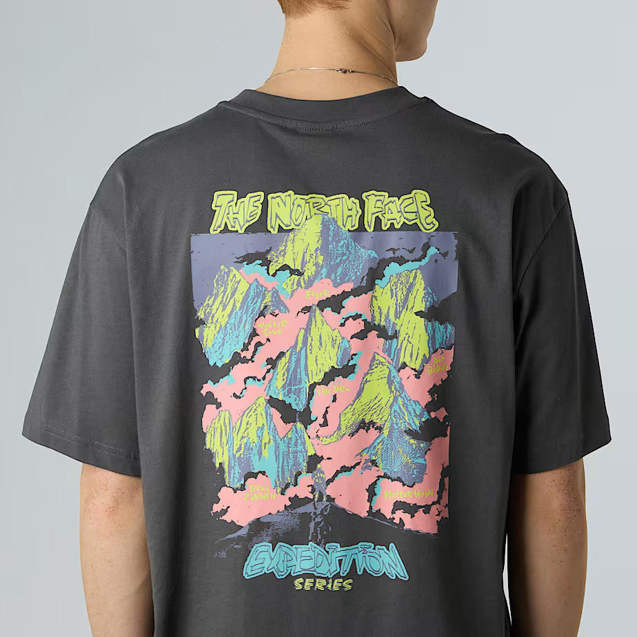 T-shirt The North Face Expedition Celebration Cinza
