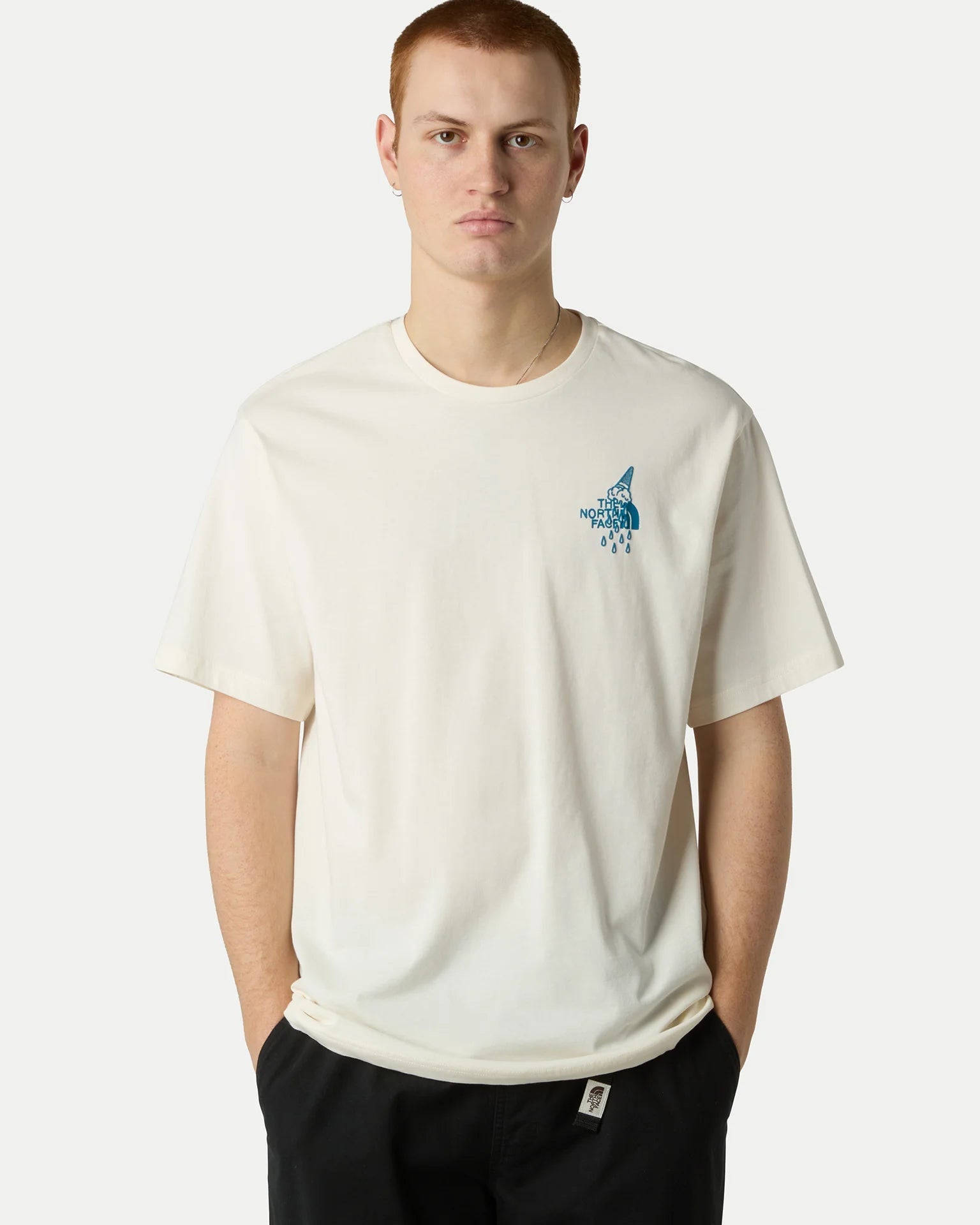 T-shirt The North Face U Powder Days Homem Branca