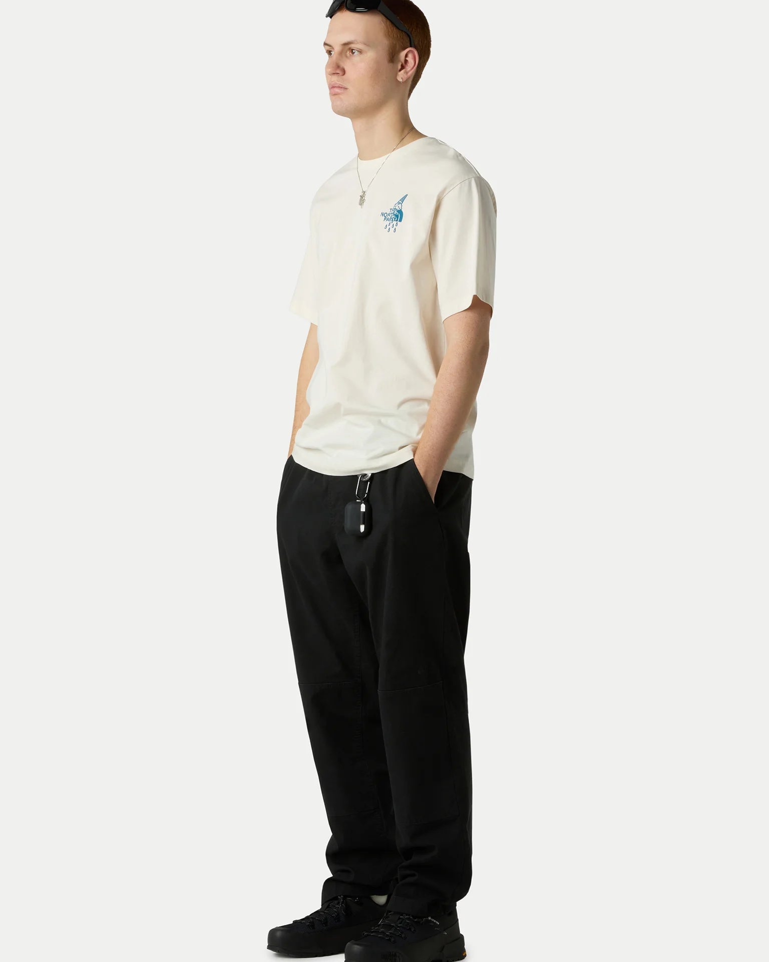 T-shirt The North Face U Powder Days Homem Branca