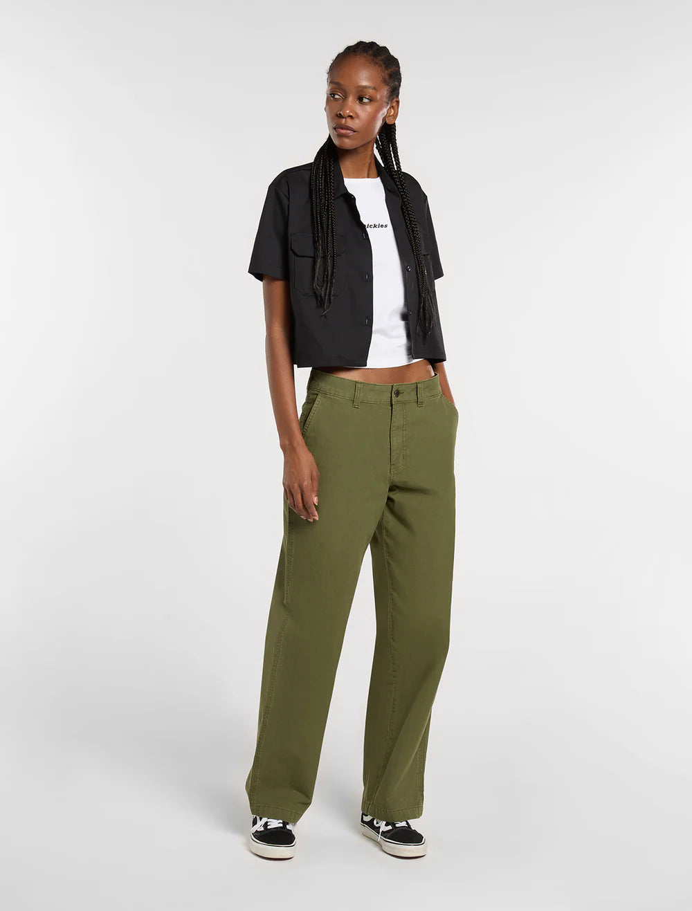 T-shirt de Alças Dickies Honeyville Mulher Branco Dickies