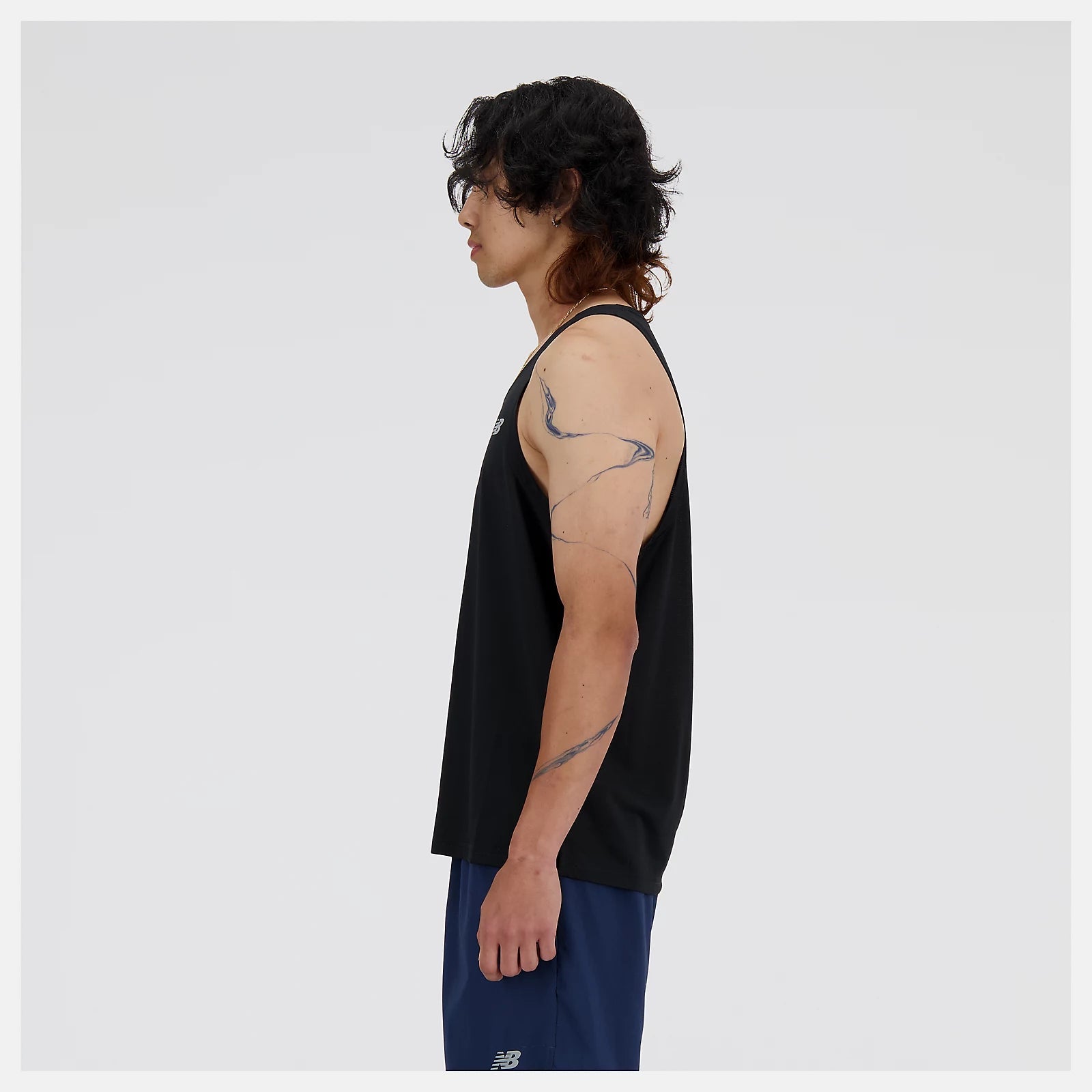 T-shirt de Alças de Treino New Balance Sport Essential Preta New Balance