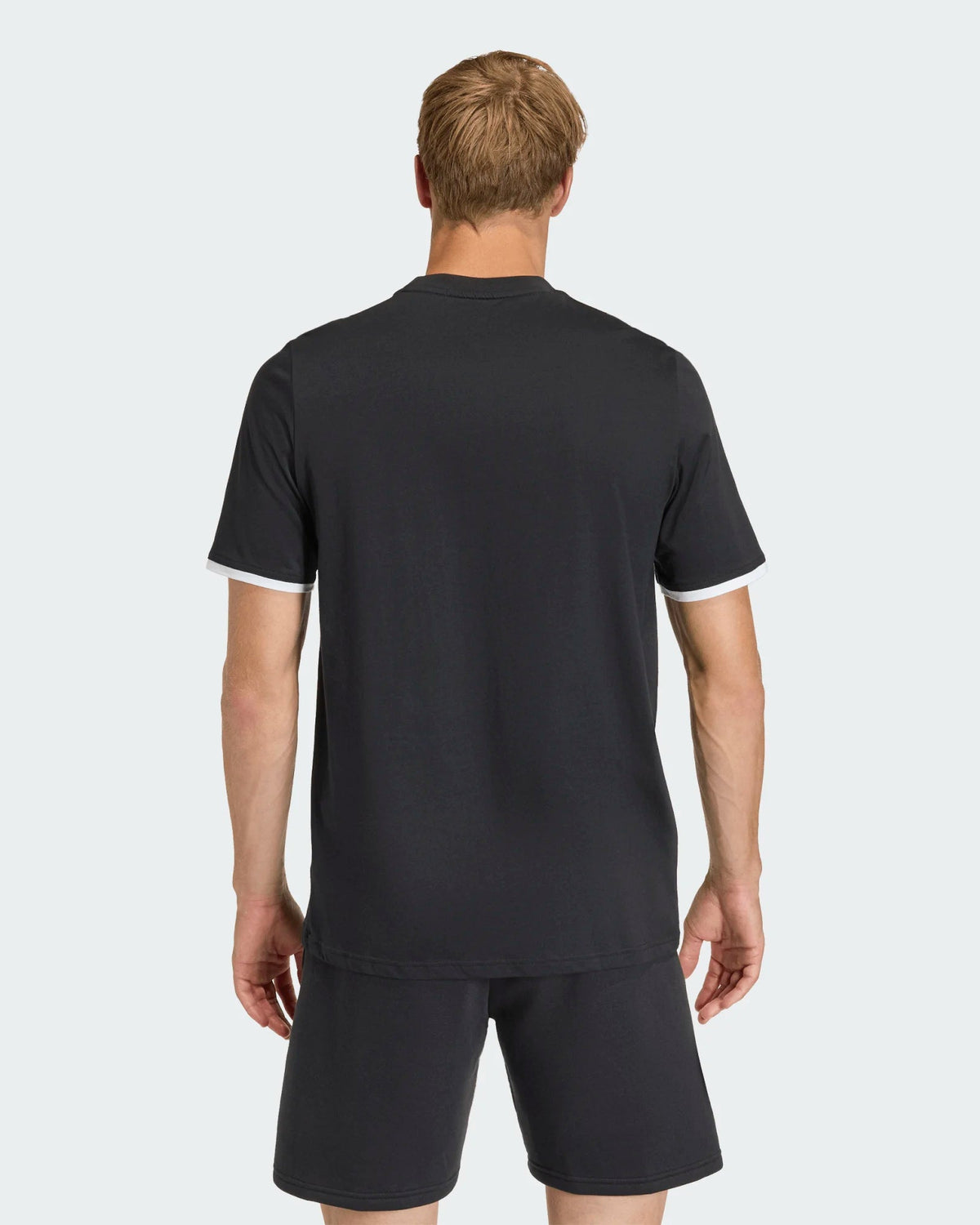 T-shirt de Treino Homem Adidas Ent26 100% Algodão Preta Adidas