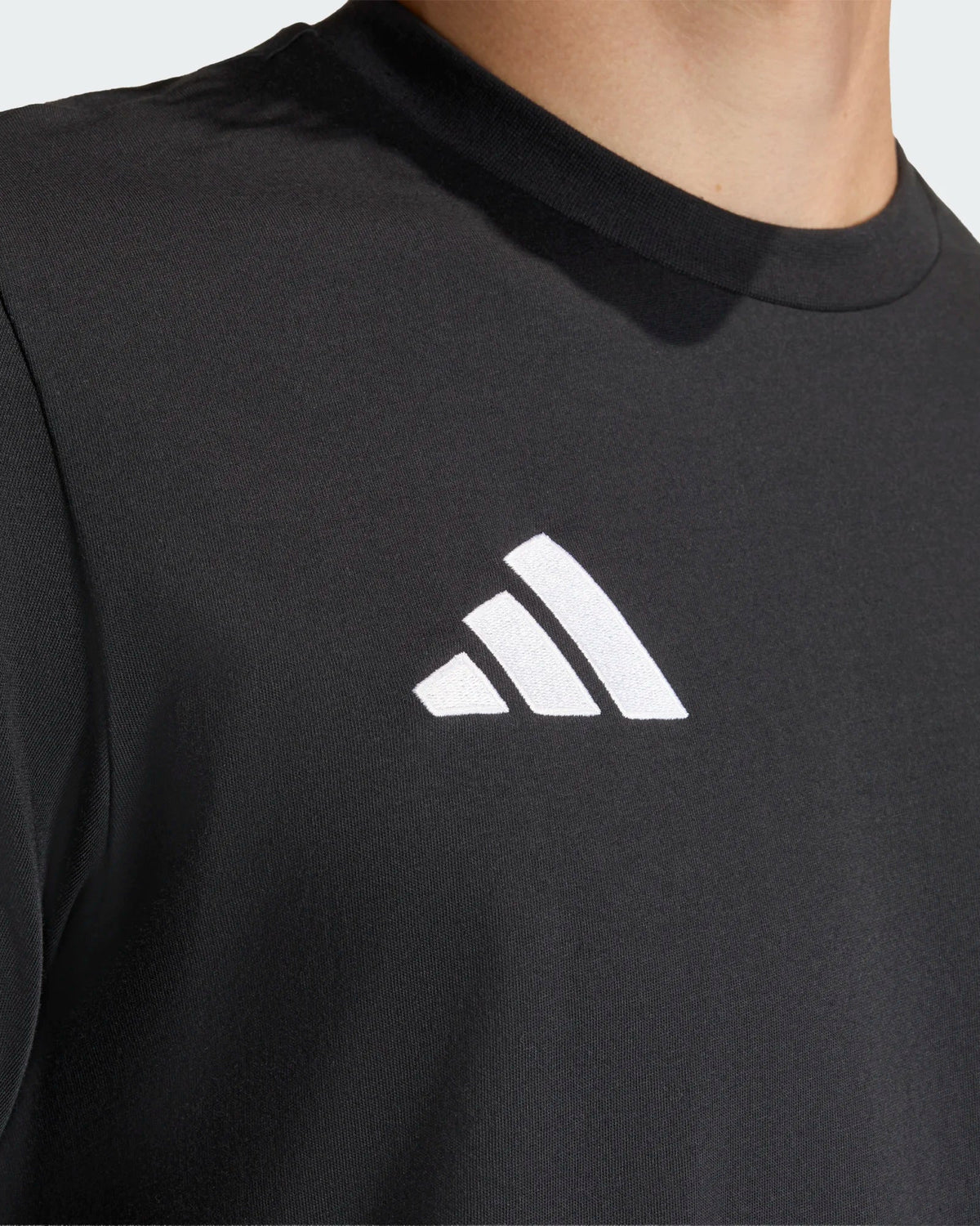 T-shirt de Treino Homem Adidas Ent26 100% Algodão Preta Adidas