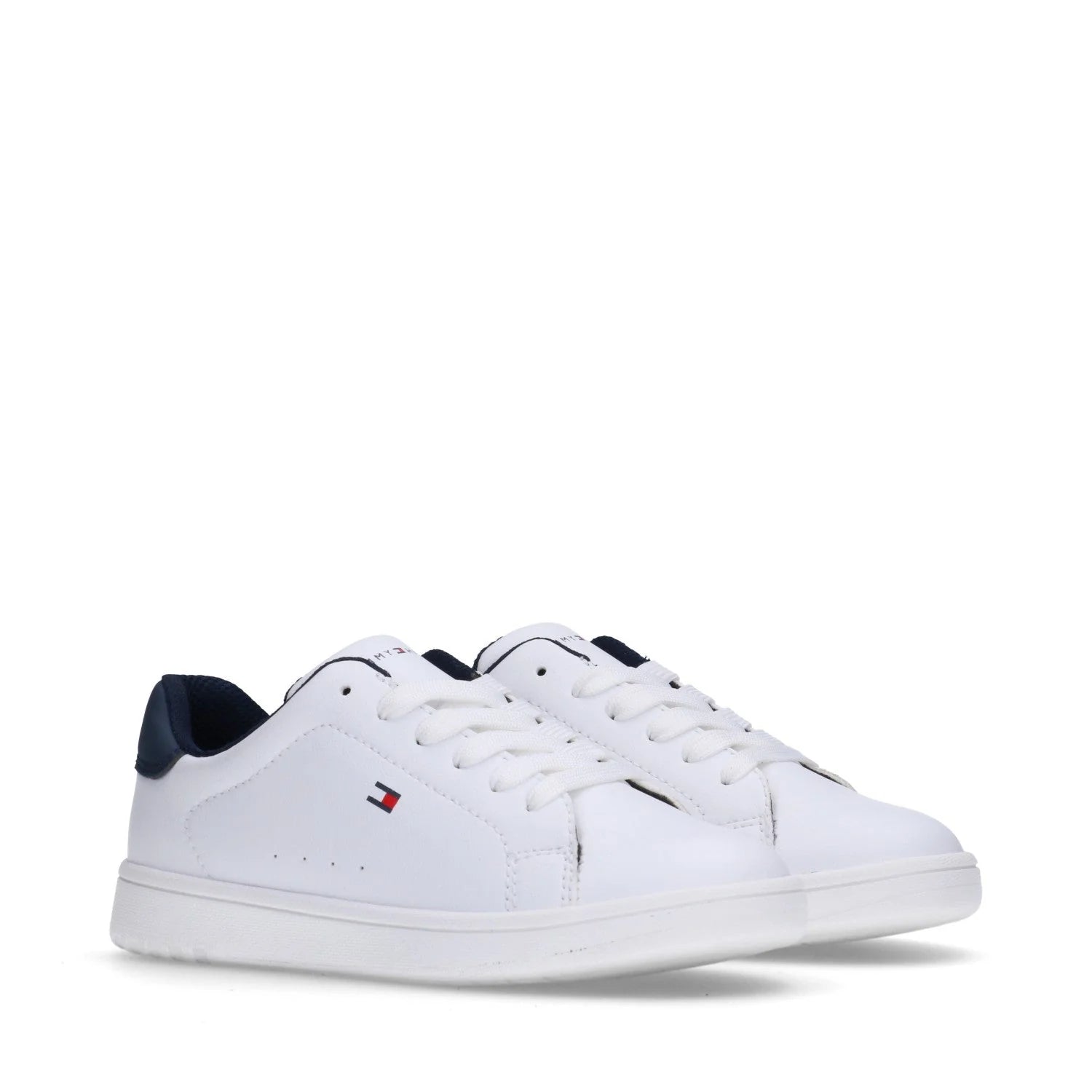 Tommy Hilfiger Low Cut Lace-up Branco/Marinho Tommy Hilfiger