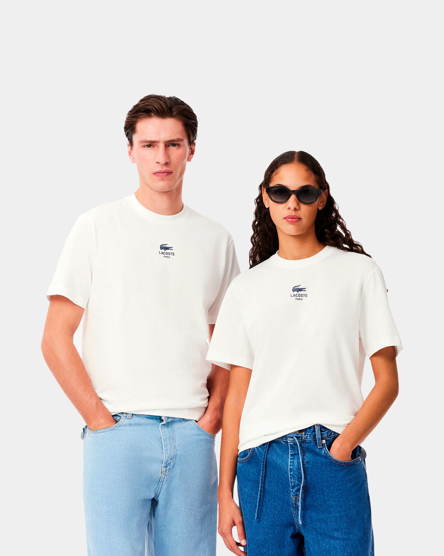 Lacoste T-shirt de Assinatura Branco TH27390070V
