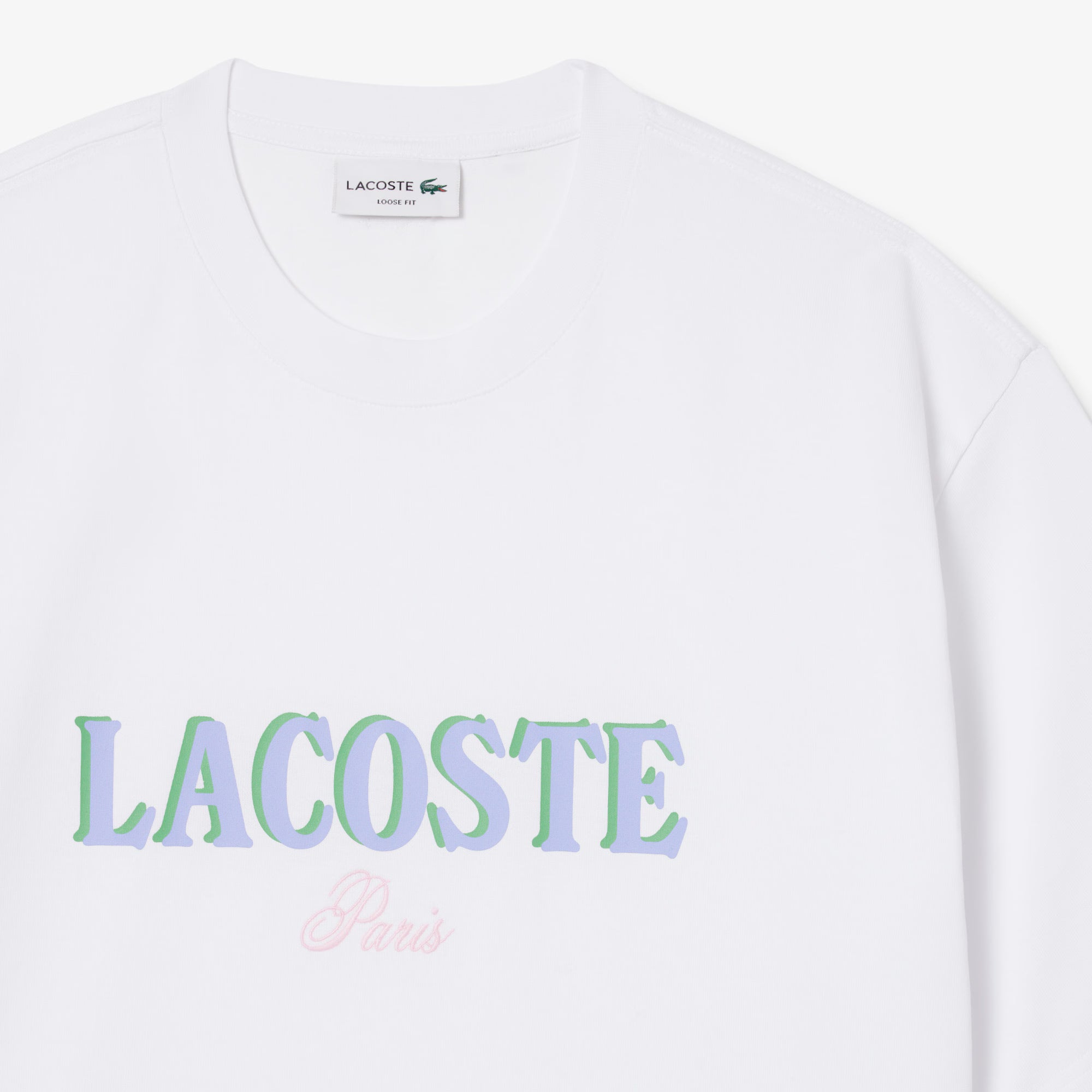 Lacoste T-shirt Folgada Branca Lacoste