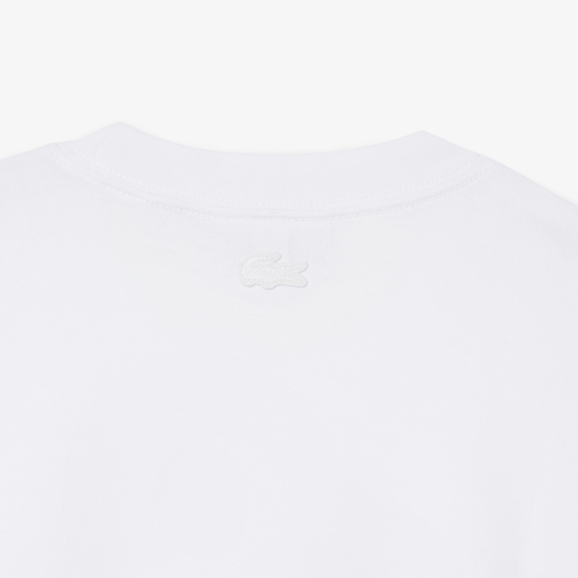 Lacoste T-shirt Folgada Branca Lacoste