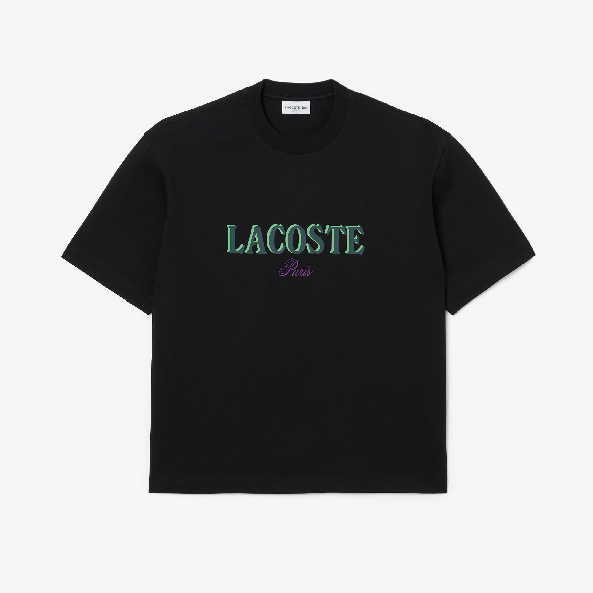 Lacoste T-shirt Folgada Preta Lacoste