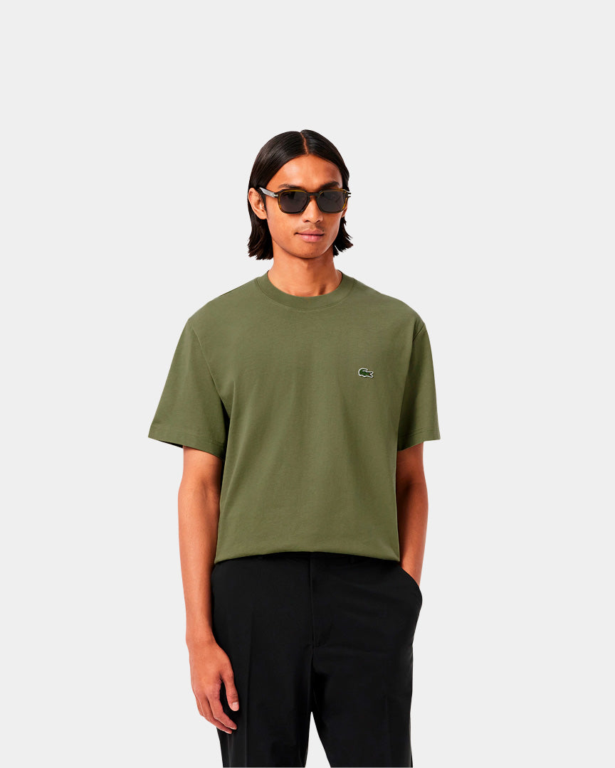 Lacoste Clássica T-Shirt Verde Kaki TH731800BMY