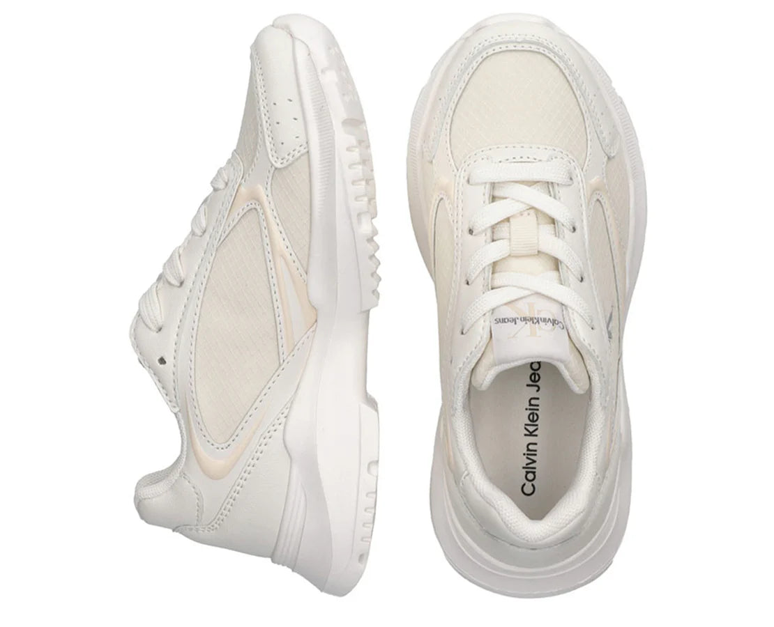 Calvin Klein Low Cut Lace-Up Branco Calvin Klein
