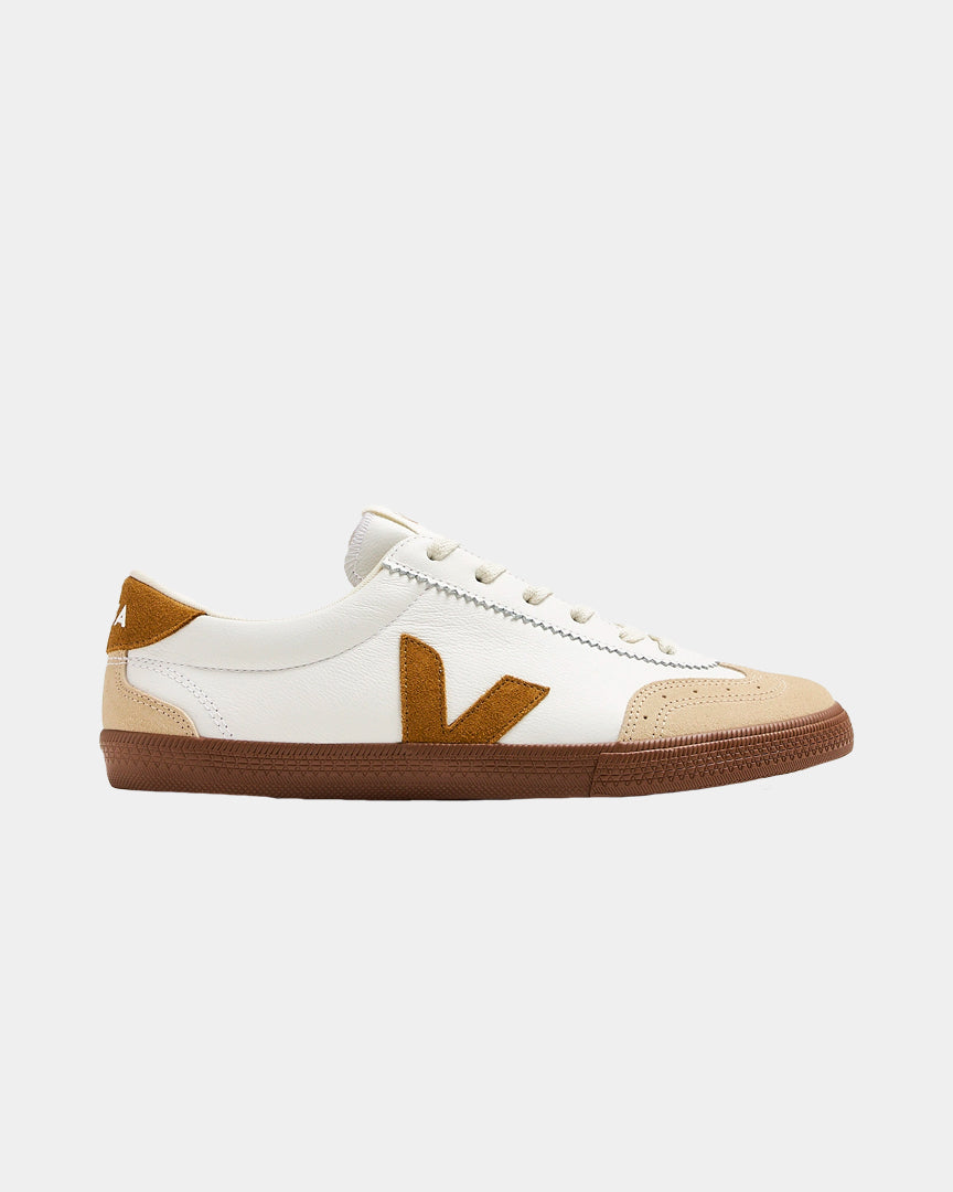 Veja Volley O.T Leather Branco/Castanho VO2003720B