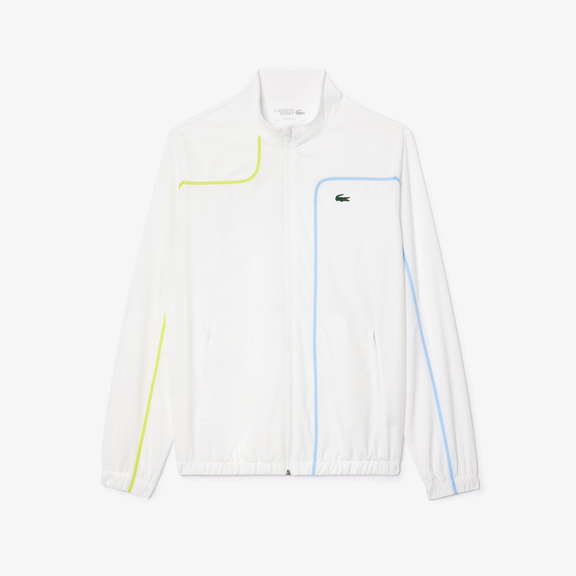 Lacoste Fato de Treino Colorblock Branco Lacoste