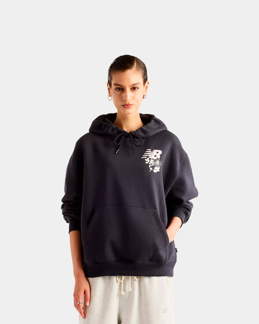 Camisola Mulher New Balance Pressed Flowers Marinho New Balance