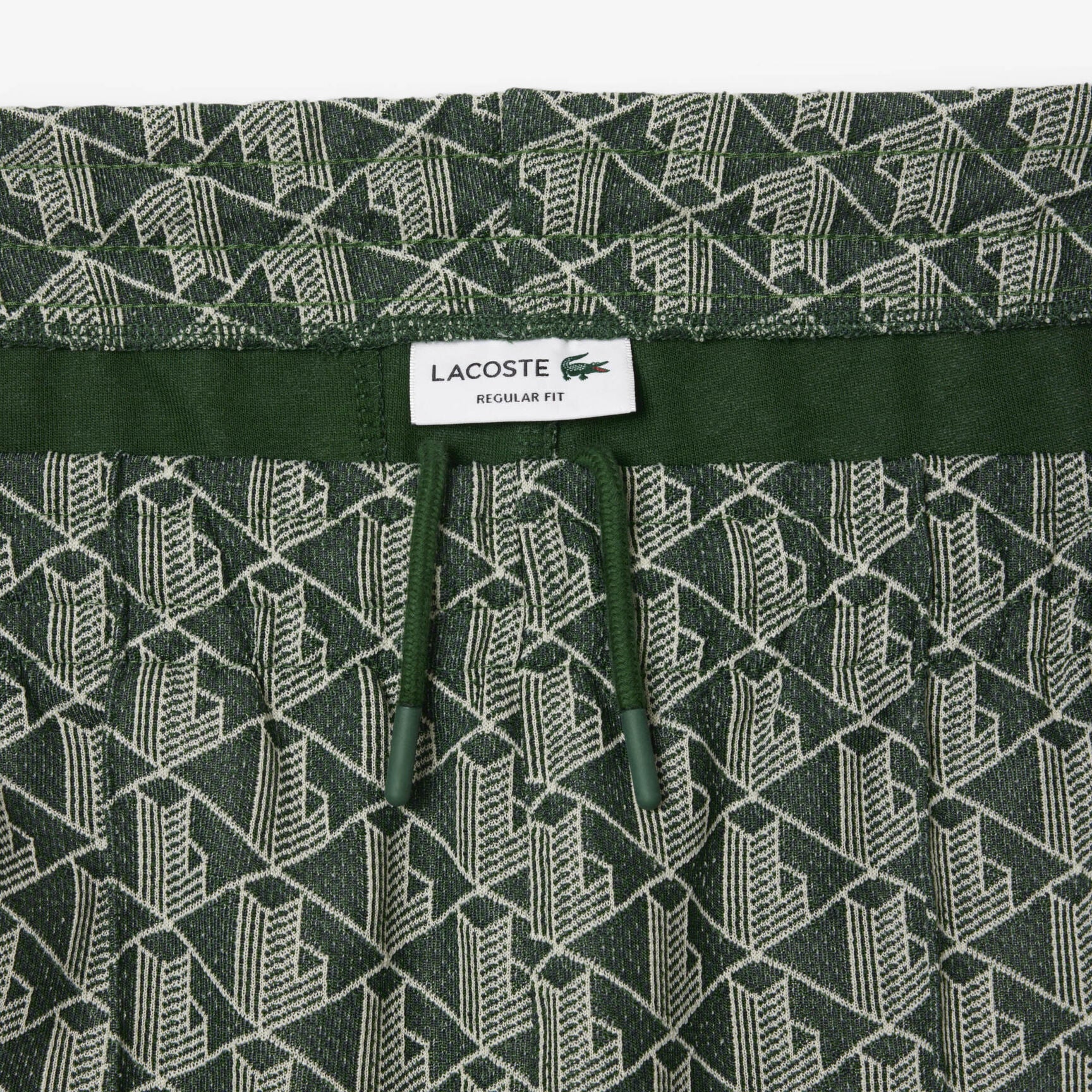 Lacoste Calças Paris Monograma Verde/Bege Lacoste