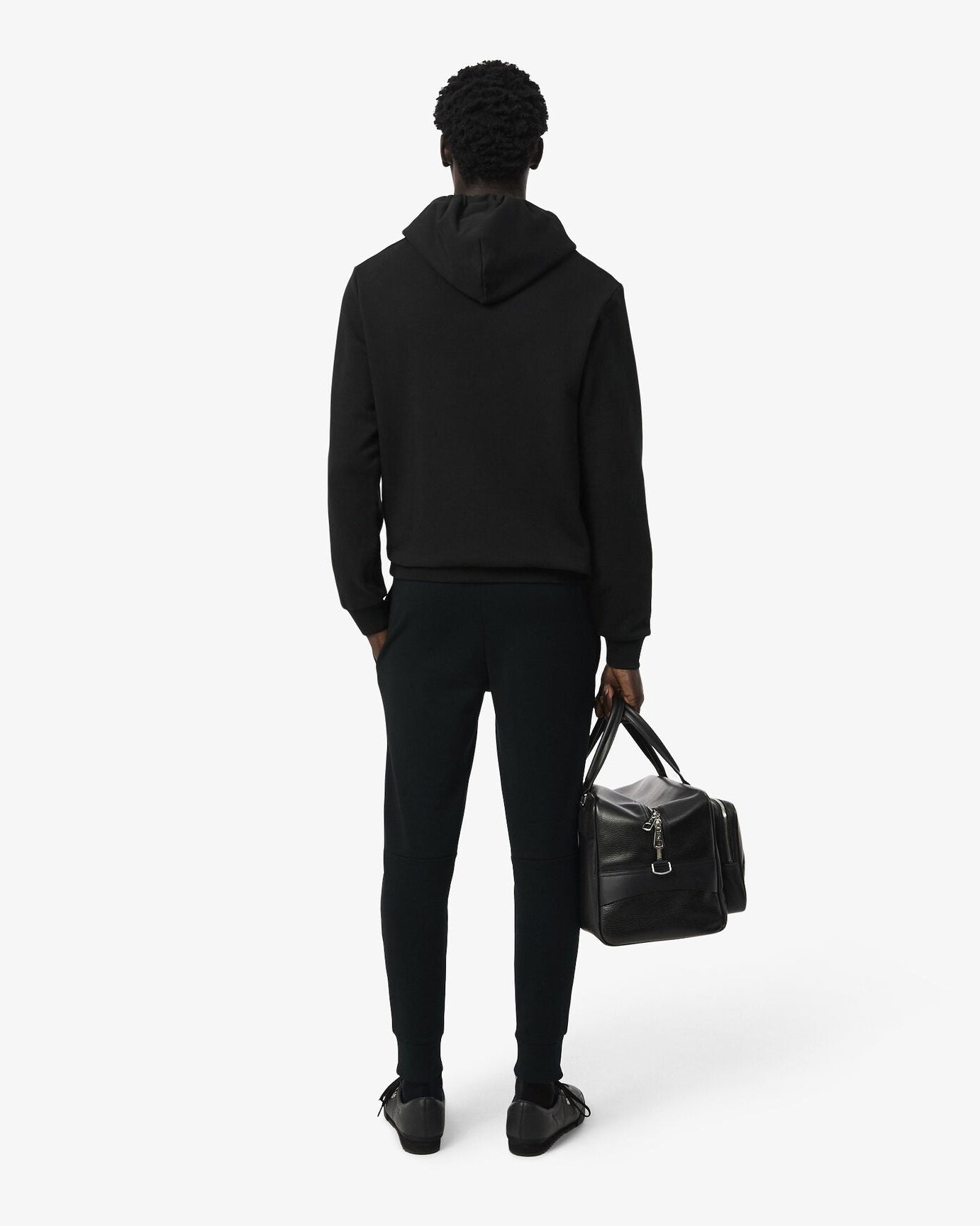 Lacoste Calças Cardadas Slim Fit Pretas Lacoste