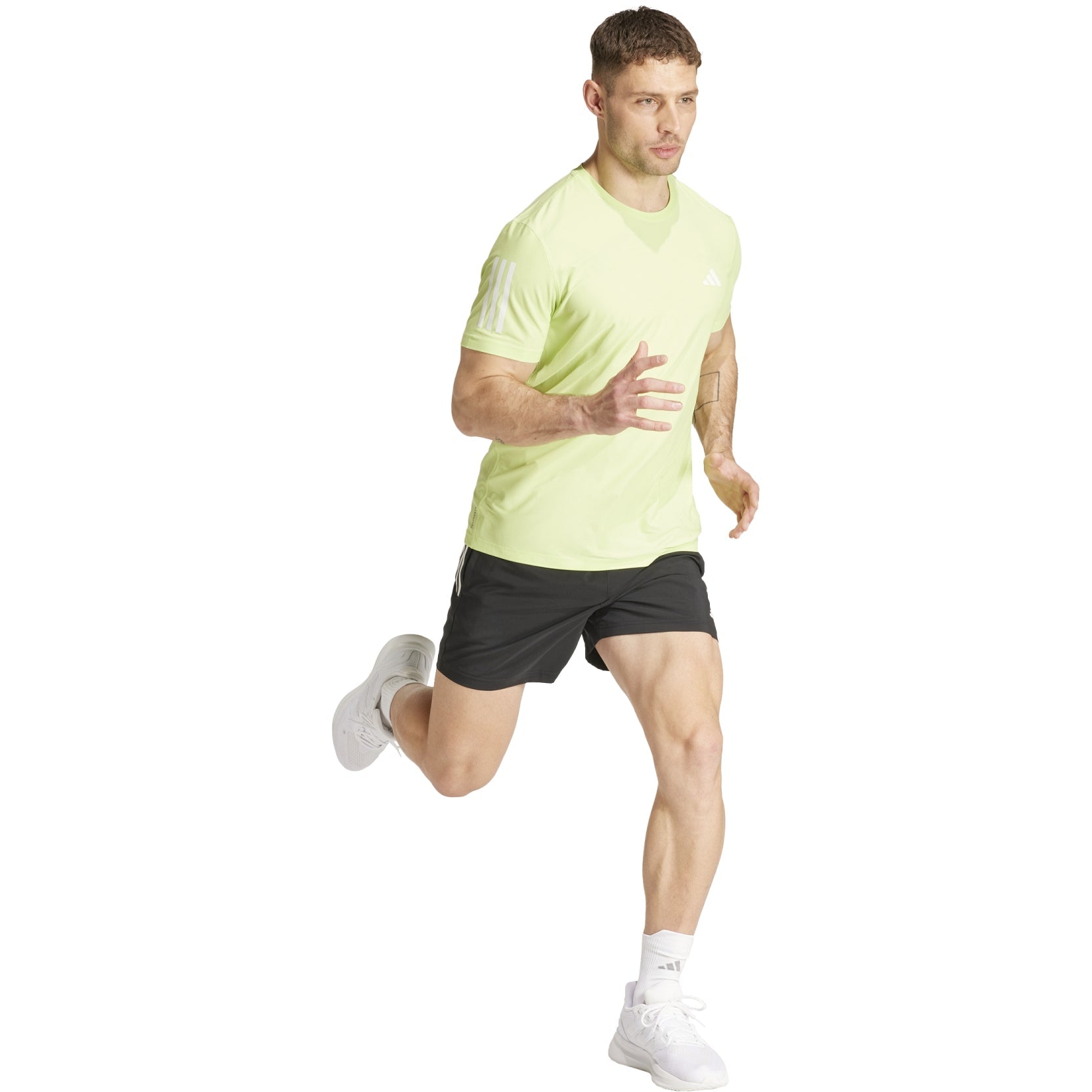 Adidas T-shirt Own The Run Verde Adidas