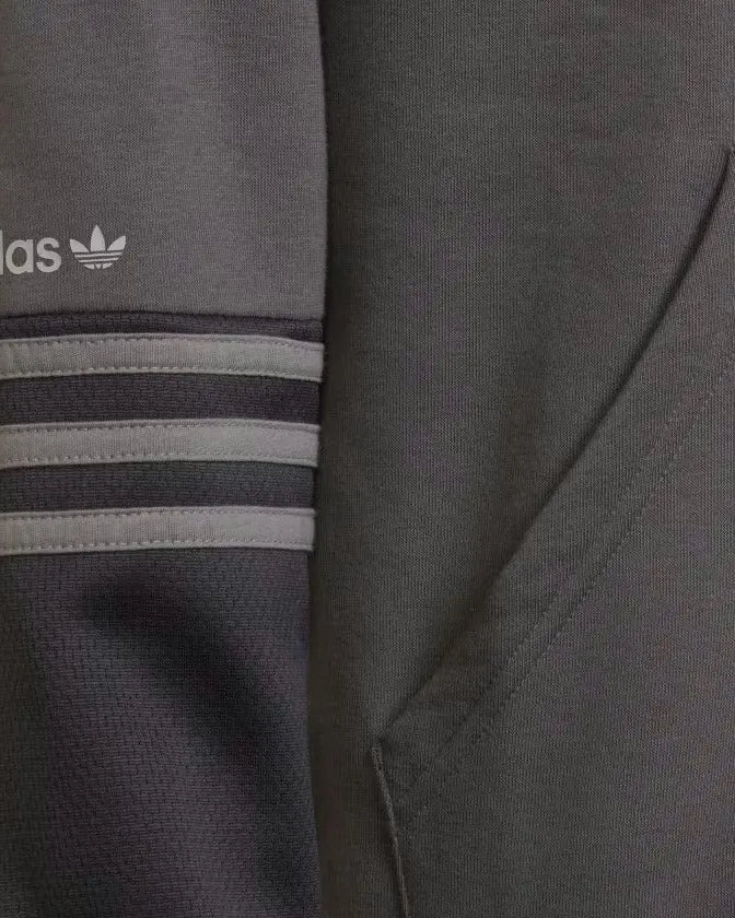 Adidas Hoodie J Cinza Adidas
