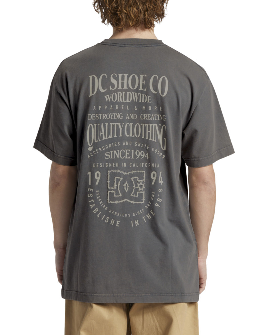 DC T-Shirt High Rise Cinza DC