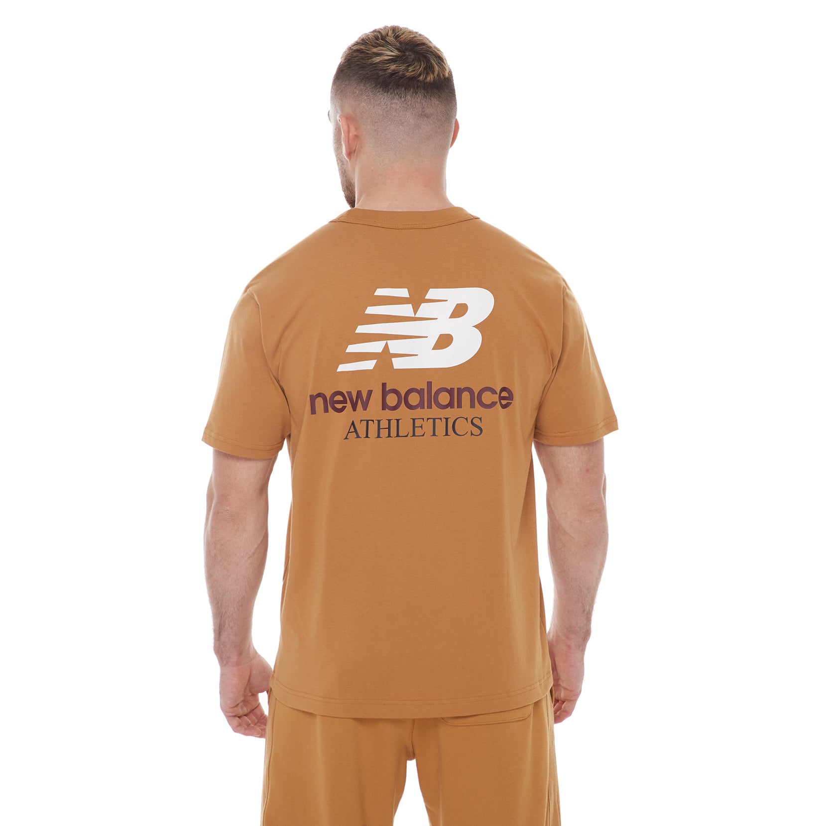 New Balance T-Shirt Athletics Graphic Camel New Balance