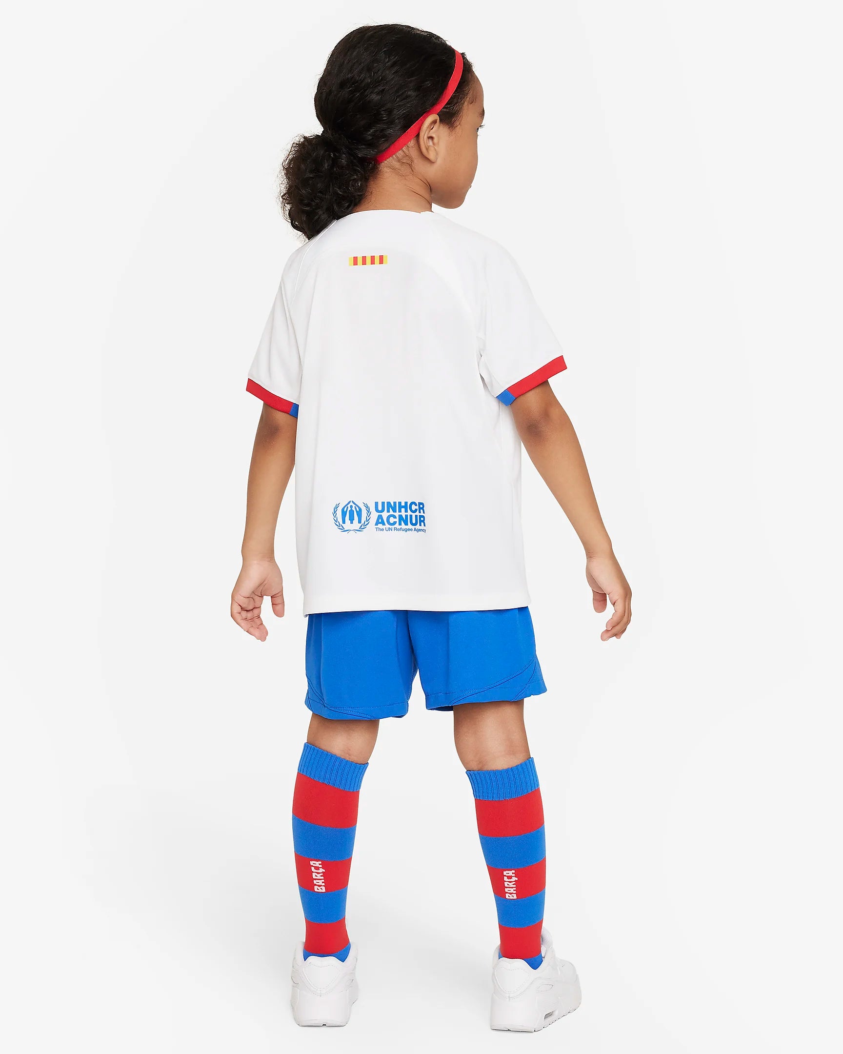 Nike Kit FCBarcelona Altern 23/24 Criança Branco Nike