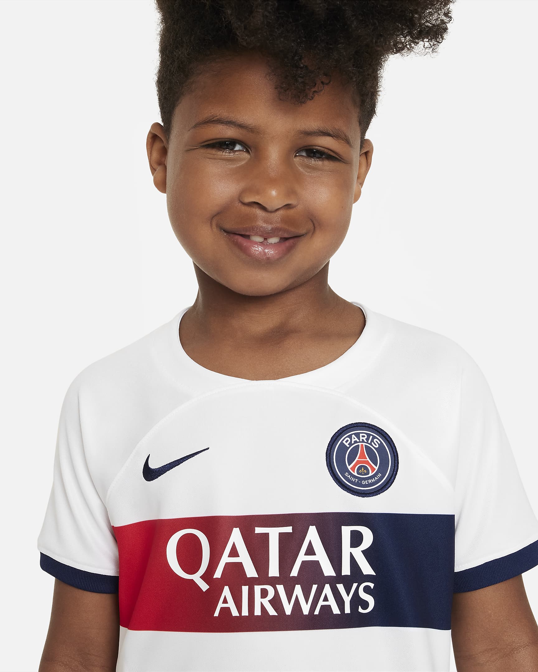 Nike Kit Criança PSG 23/24 Branco Nike