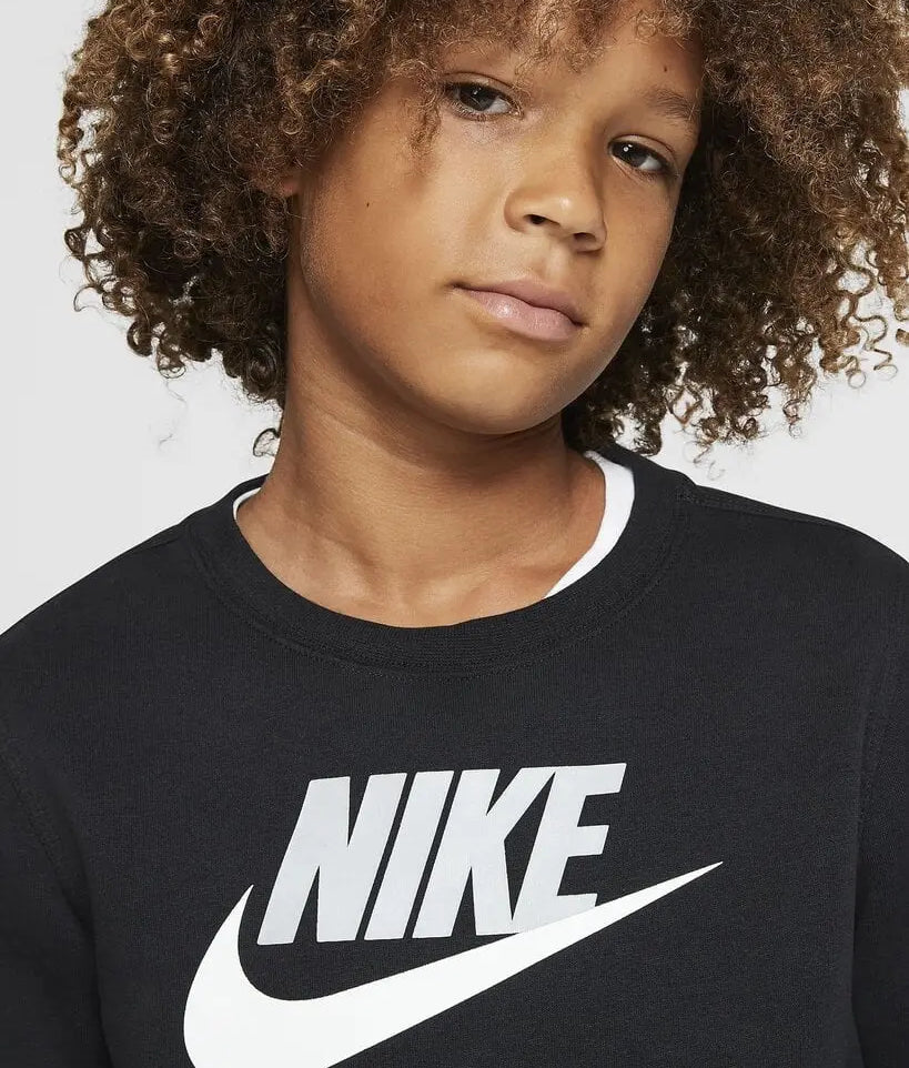 Nike Camisola Sportswear Club Fleece Big Kid Preta Nike