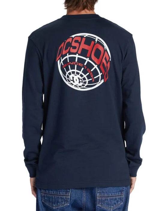 DC T-Shirt de Manga Comprida Revolve Marinho DC