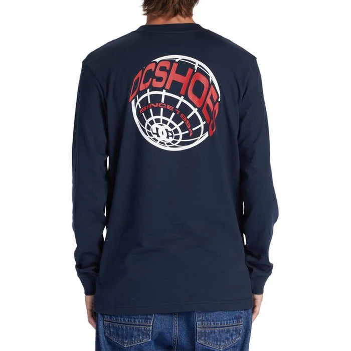 DC T-Shirt de Manga Comprida Revolve Marinho DC