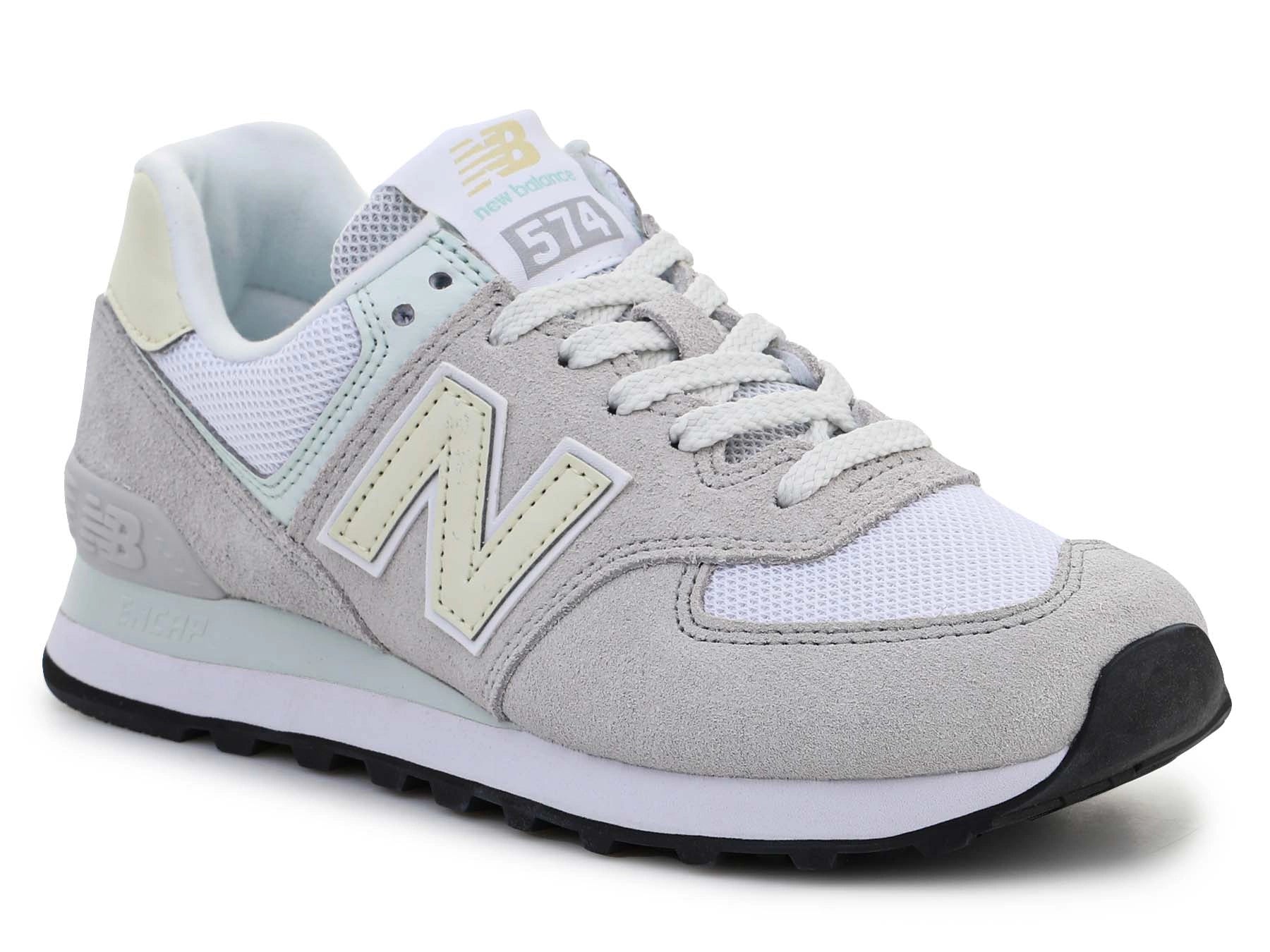 New Balance 574 Cinza/Amarela New Balance