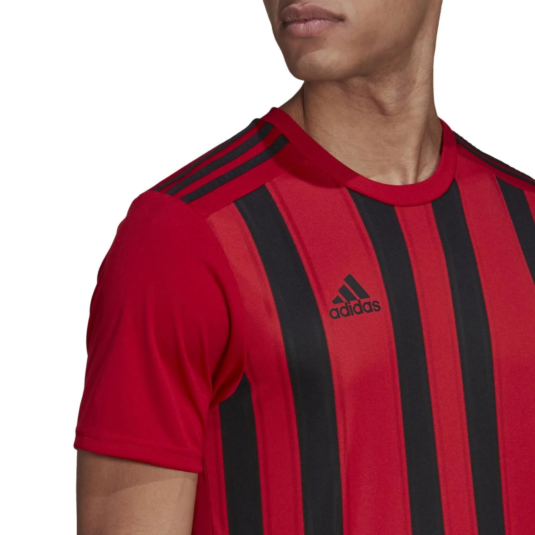 Adidas T-Shirt De Futebol Striped 21 Jsy Vermelha Adidas