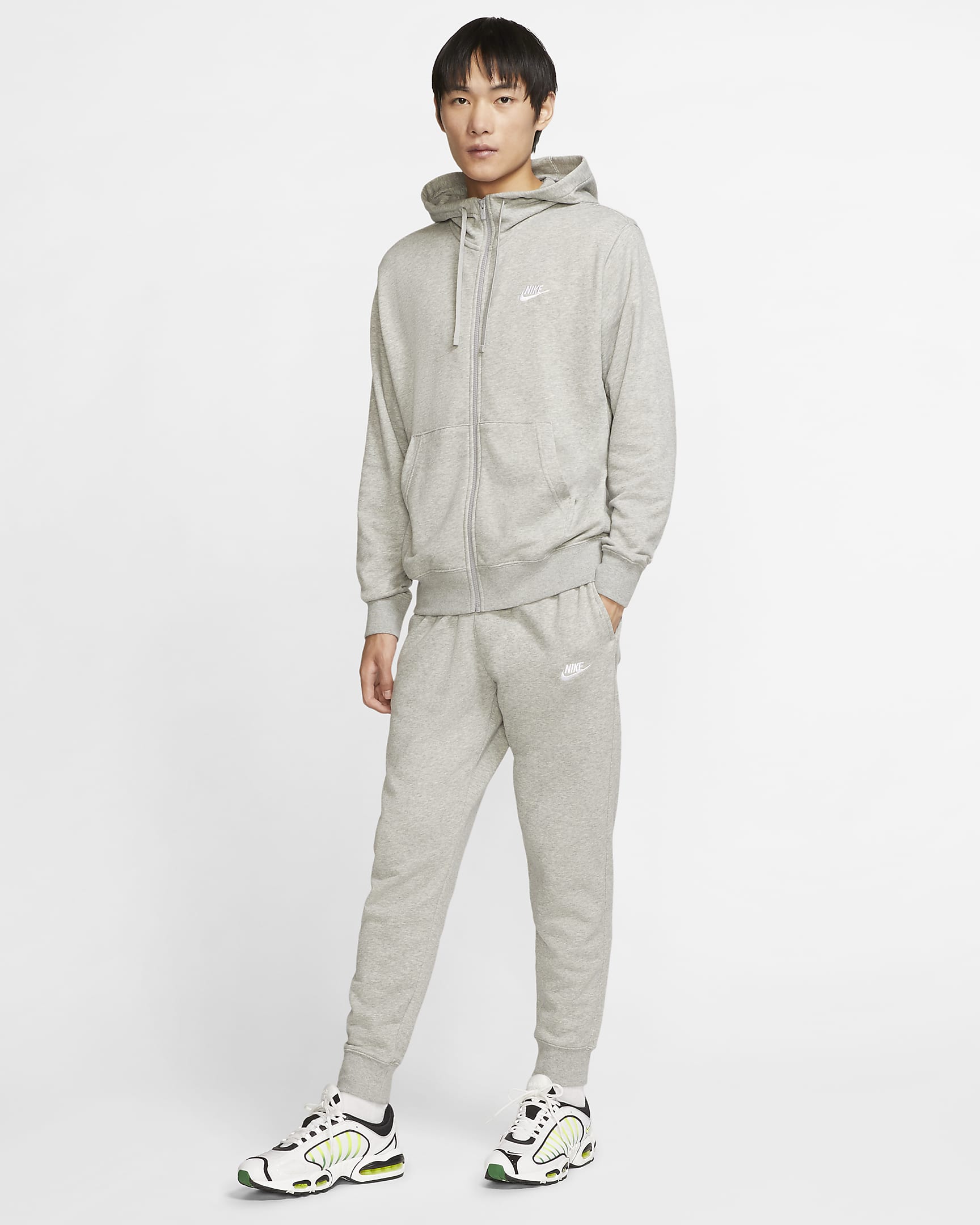 Nike Casaco Sportswear Club Fleece Cinza Nike